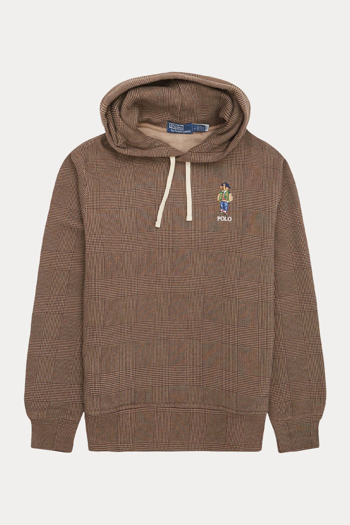 Polo Ralph Lauren Polo Bear Ekose Desenli Kapüşonlu Sweatshirt