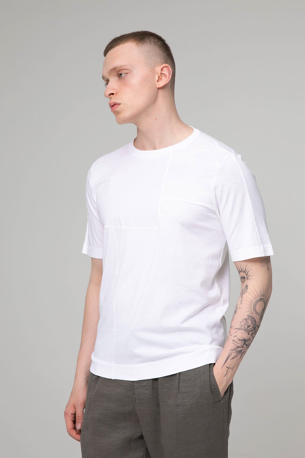 Transit Yuvarlak Yaka T-shirt-Libas Trendy Fashion Store