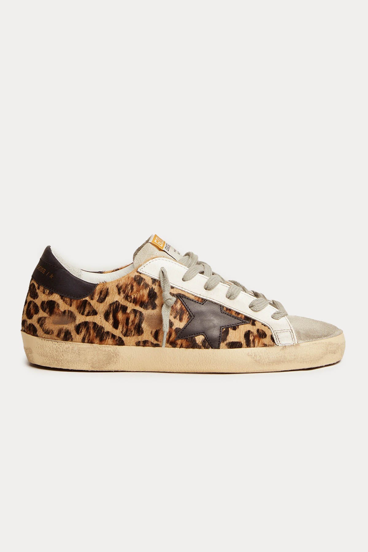 Golden Goose Leopar Super Star Sneaker Ayakkab GWF00101F00056580189