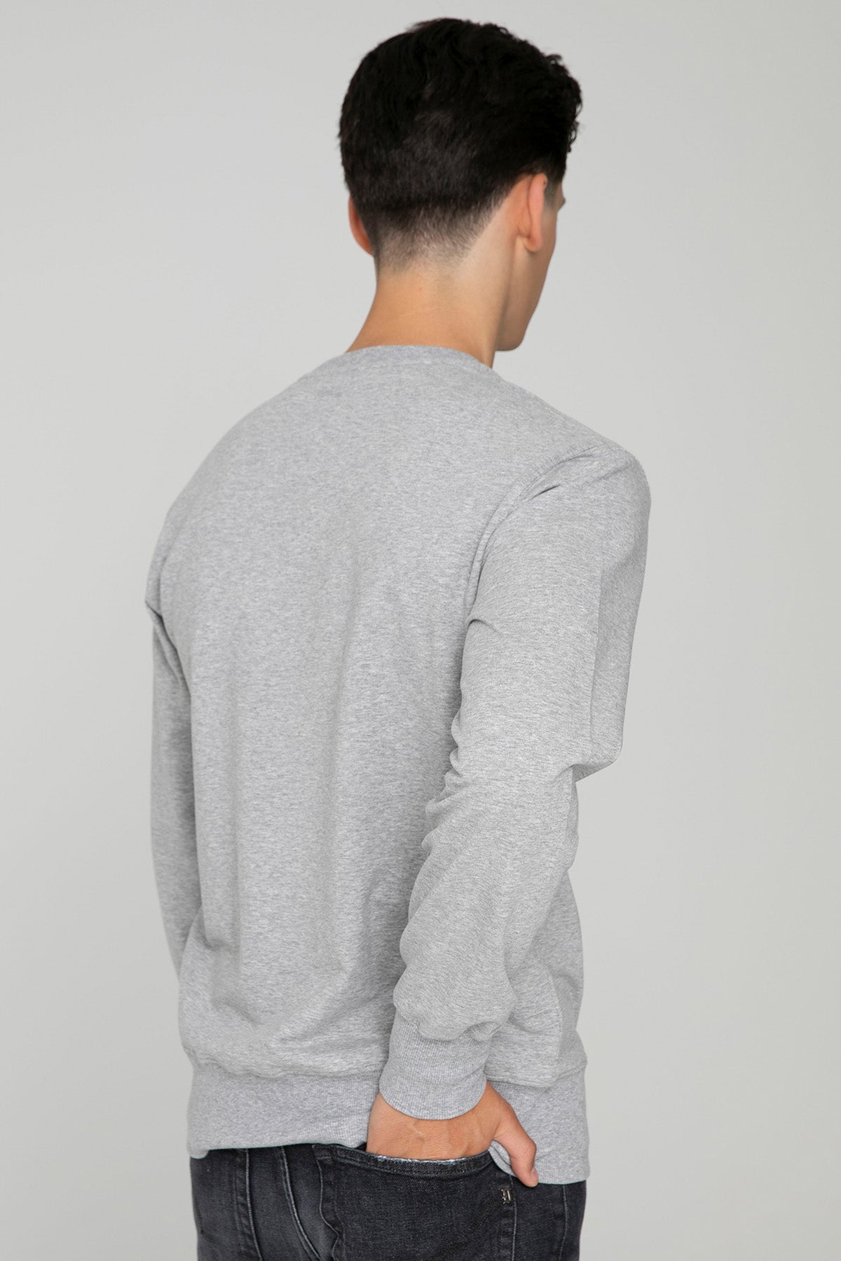 Manifattura Yuvarlak Yaka Sweatshirt