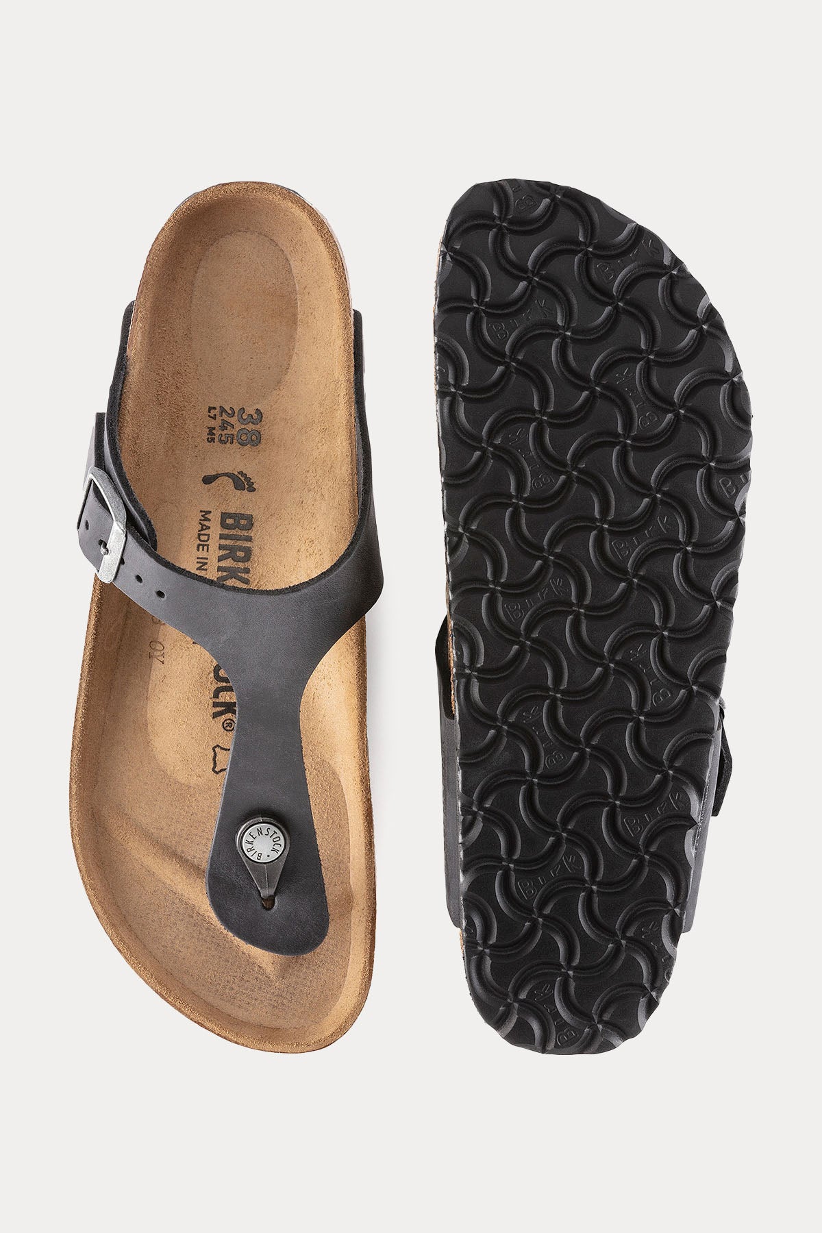 Birkenstock Gizeh Tek Tokalı Doğal Deri Parmak Arası Terlik