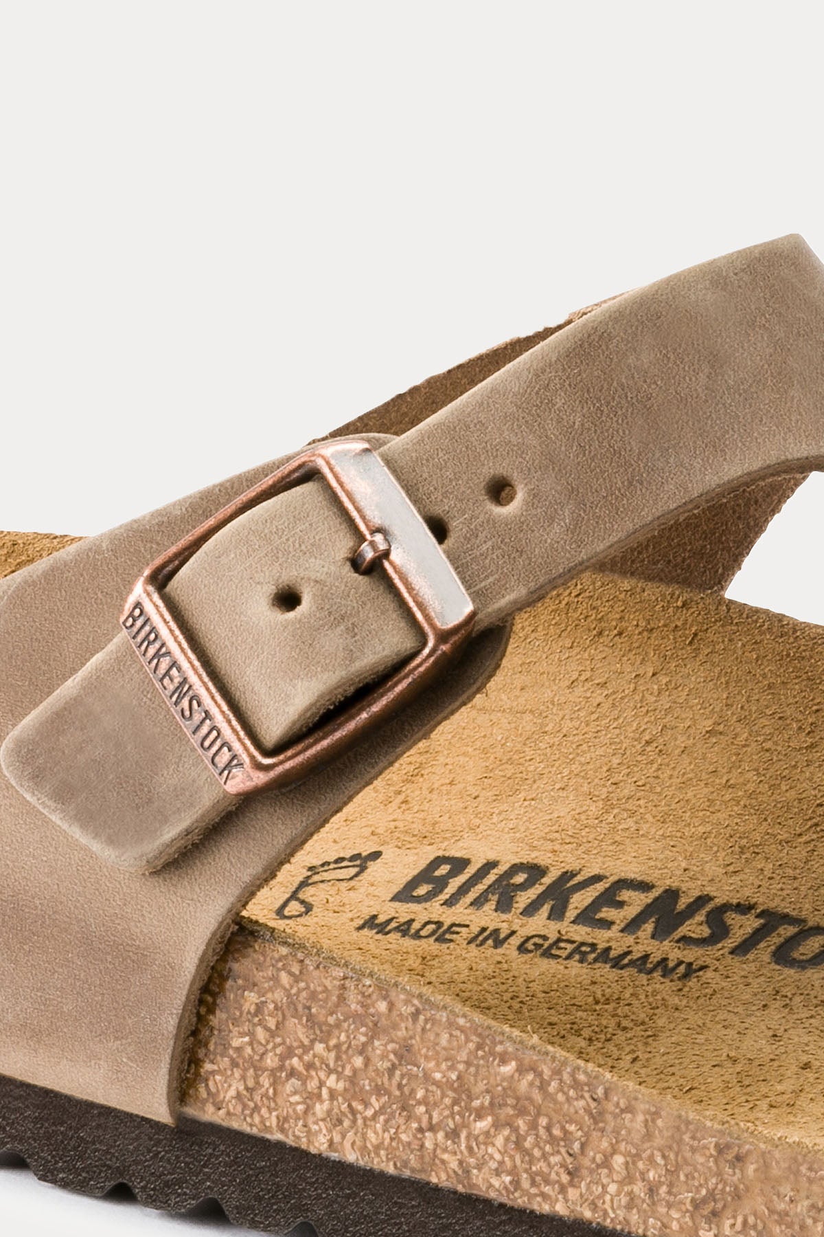 Birkenstock Gizeh Tek Tokalı Doğal Nubuk Deri Parmak Arası Terlik