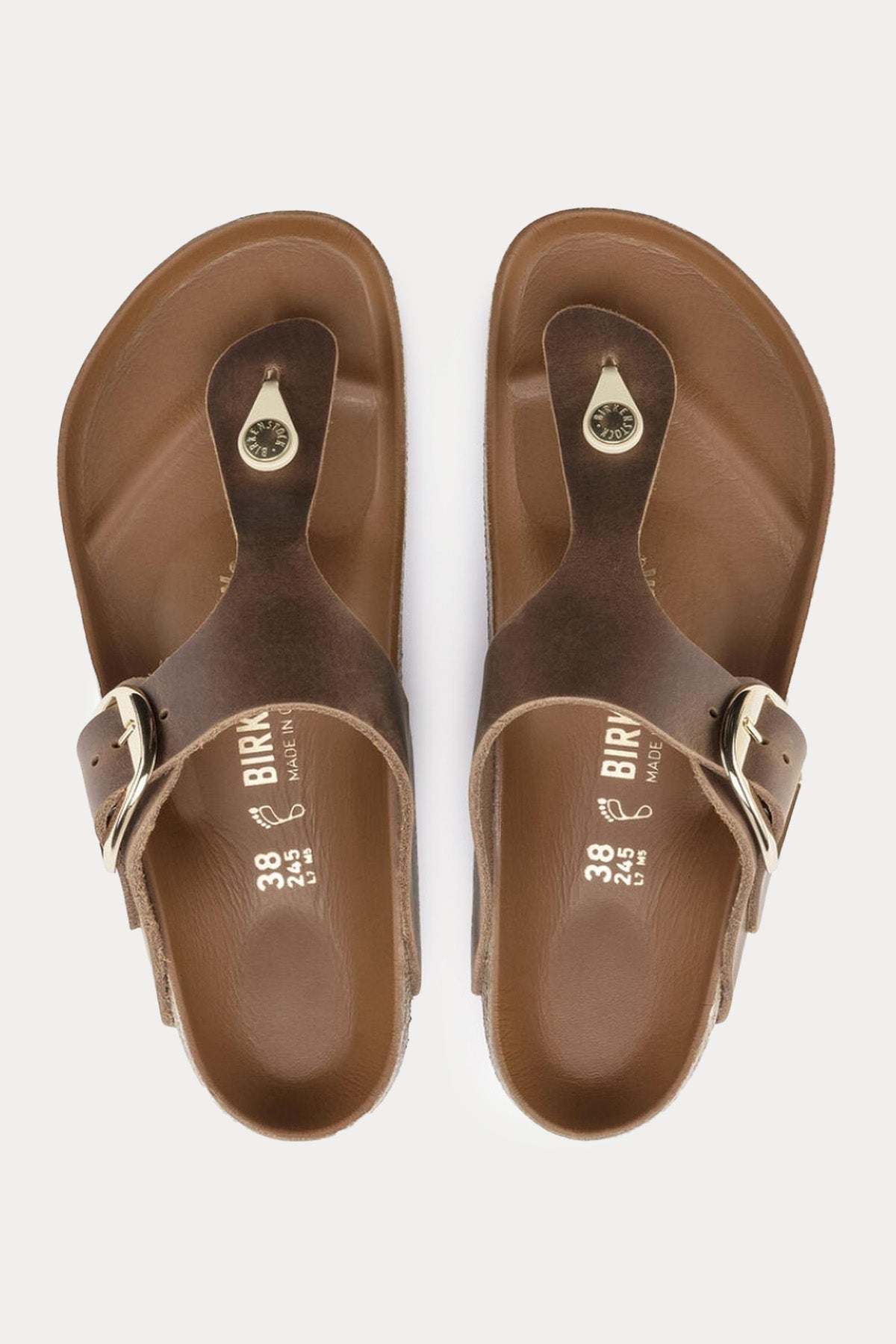 Birkenstock Gizeh Tek Tokalı Doğal Deri Parmak Arası Terlik