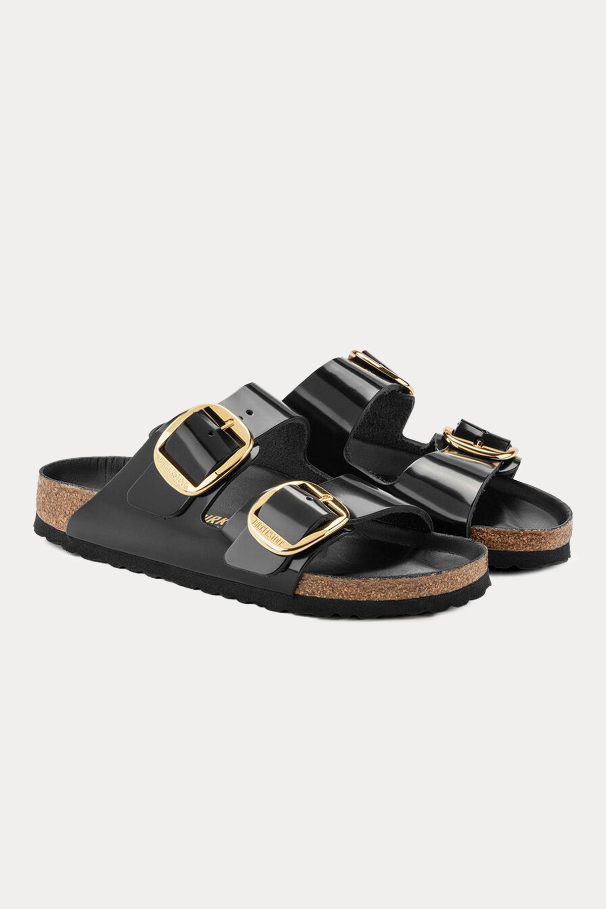 Birkenstock Arizona Çift Tokalı Doğal Deri Terlik