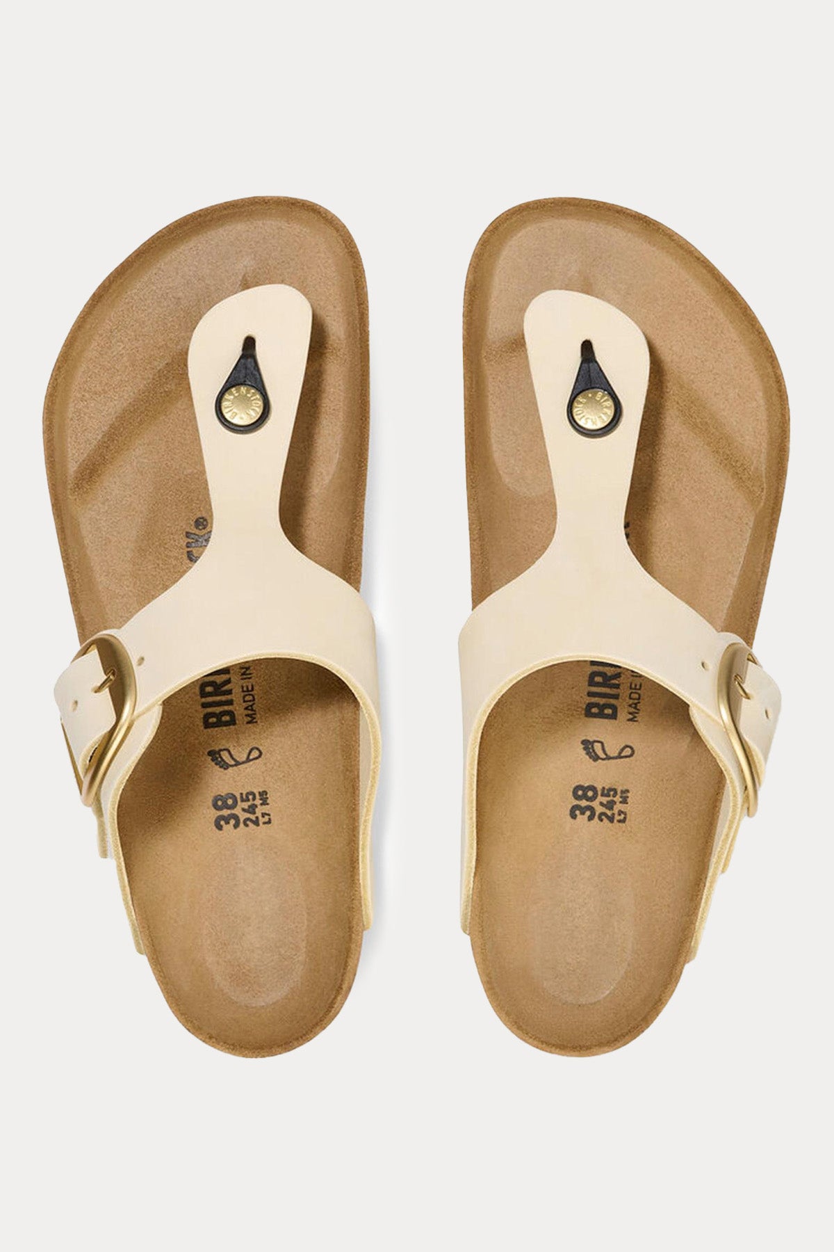 Birkenstock Gizeh Tek Tokalı Doğal Nubuk Deri Parmak Arası Terlik