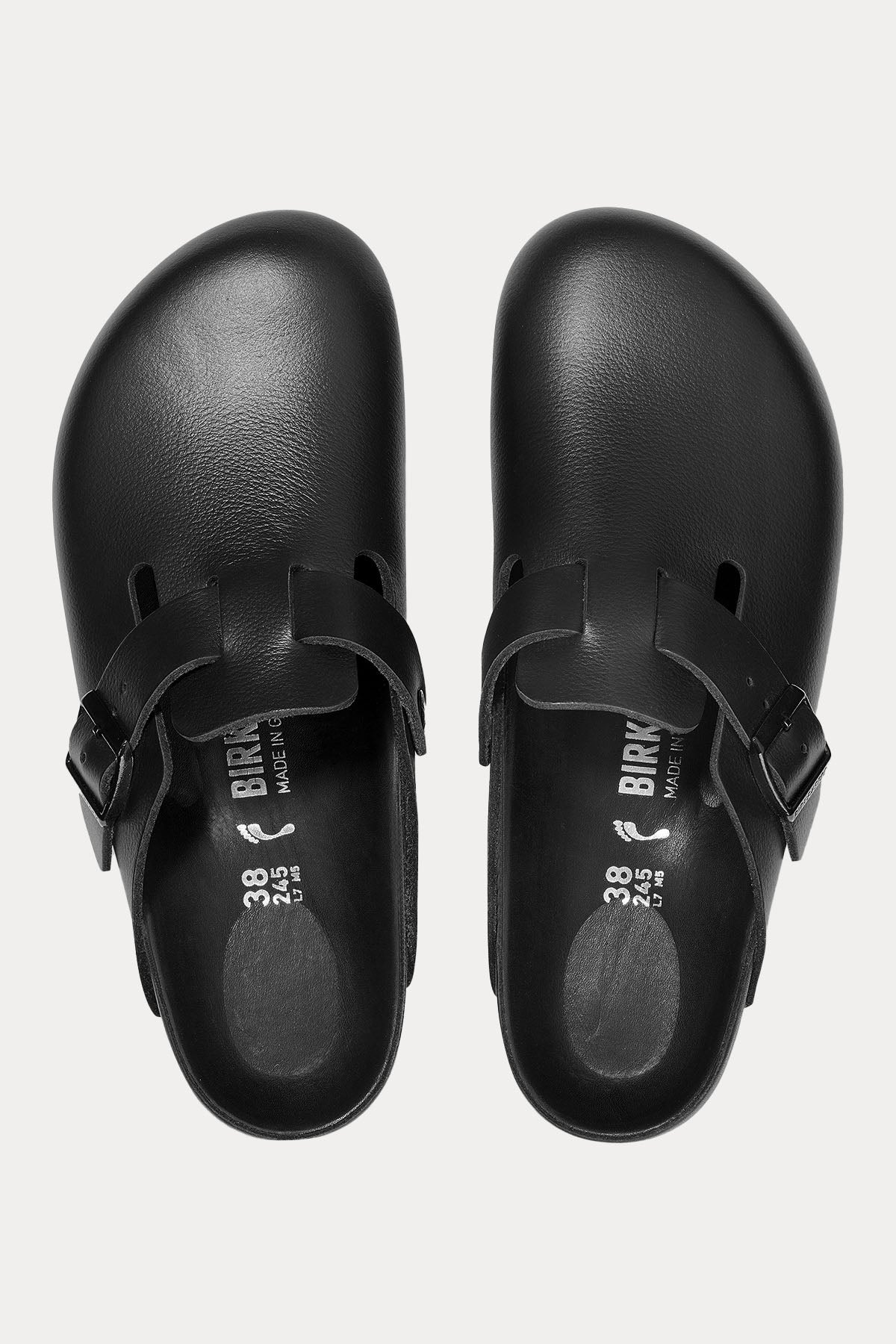 Birkenstock Boston Tek Tokalı Doğal Deri Terlik