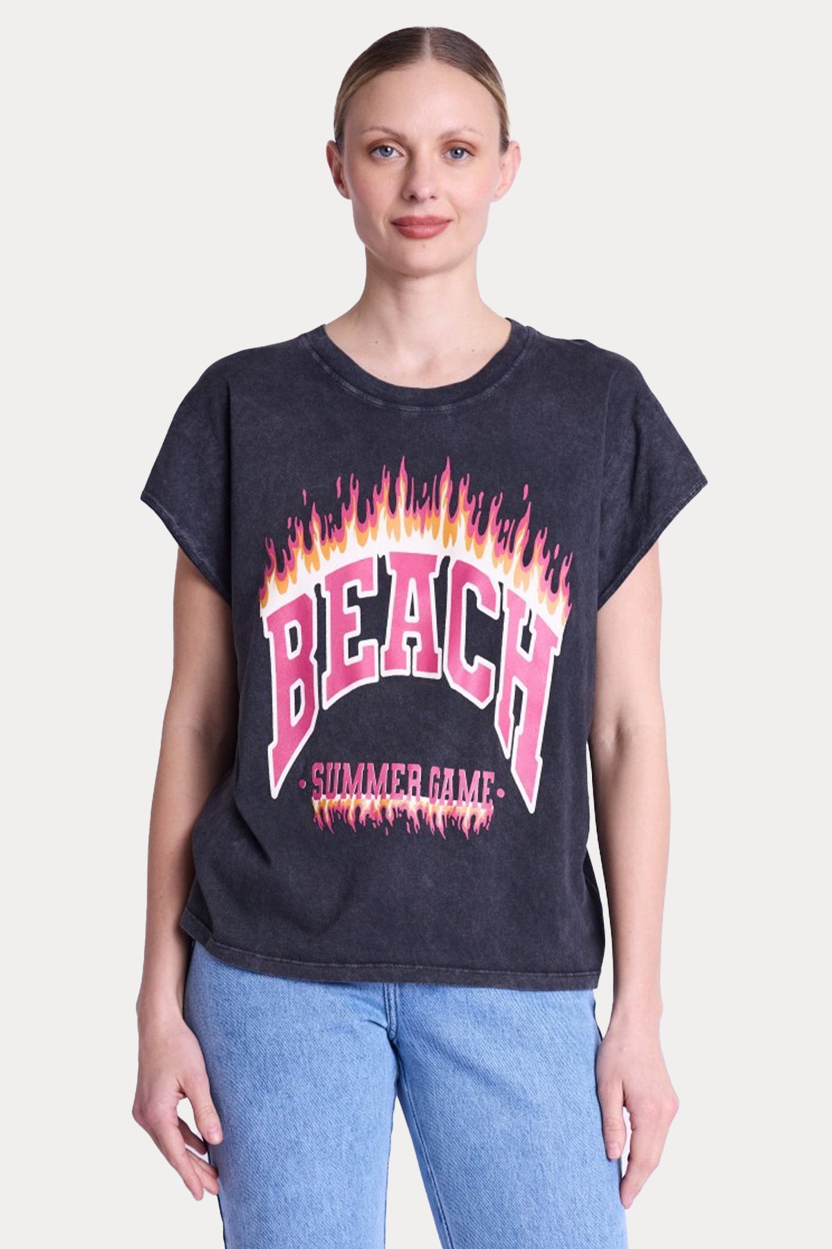 Berenice Eflam Beach Logolu T-shirt