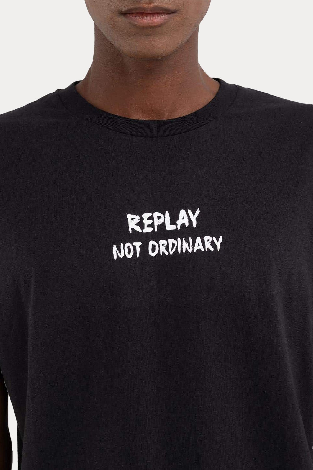 Replay Yuvarlak Yaka Logolu T-shirt