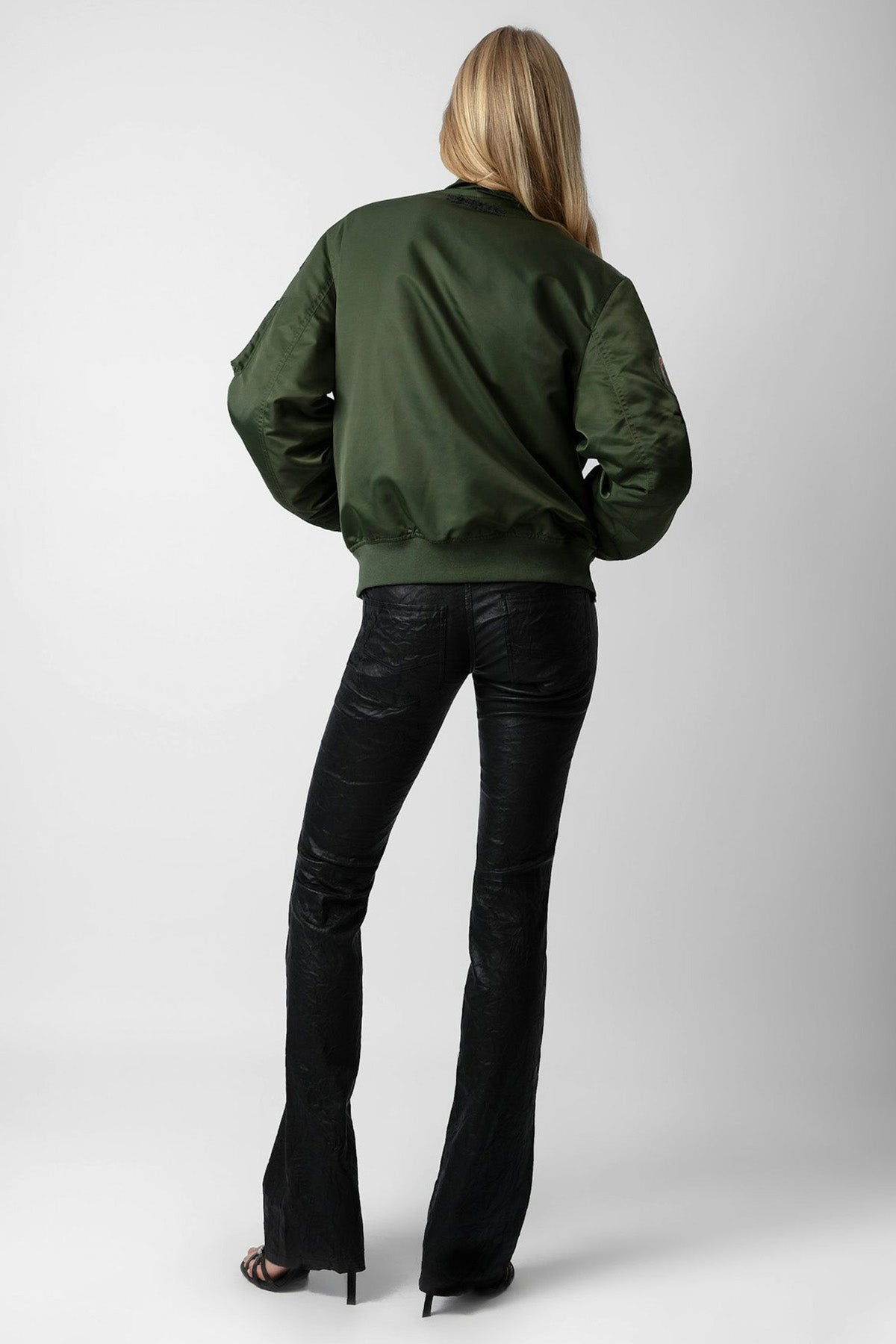 Zadig & Voltaire Unisex Logolu Bomber Ceket