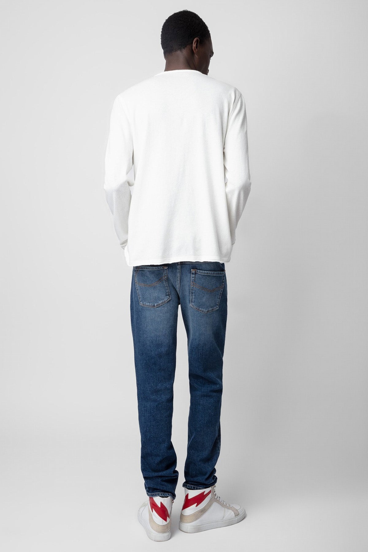 Zadig & Voltaire V Yaka Logolu T-shirt