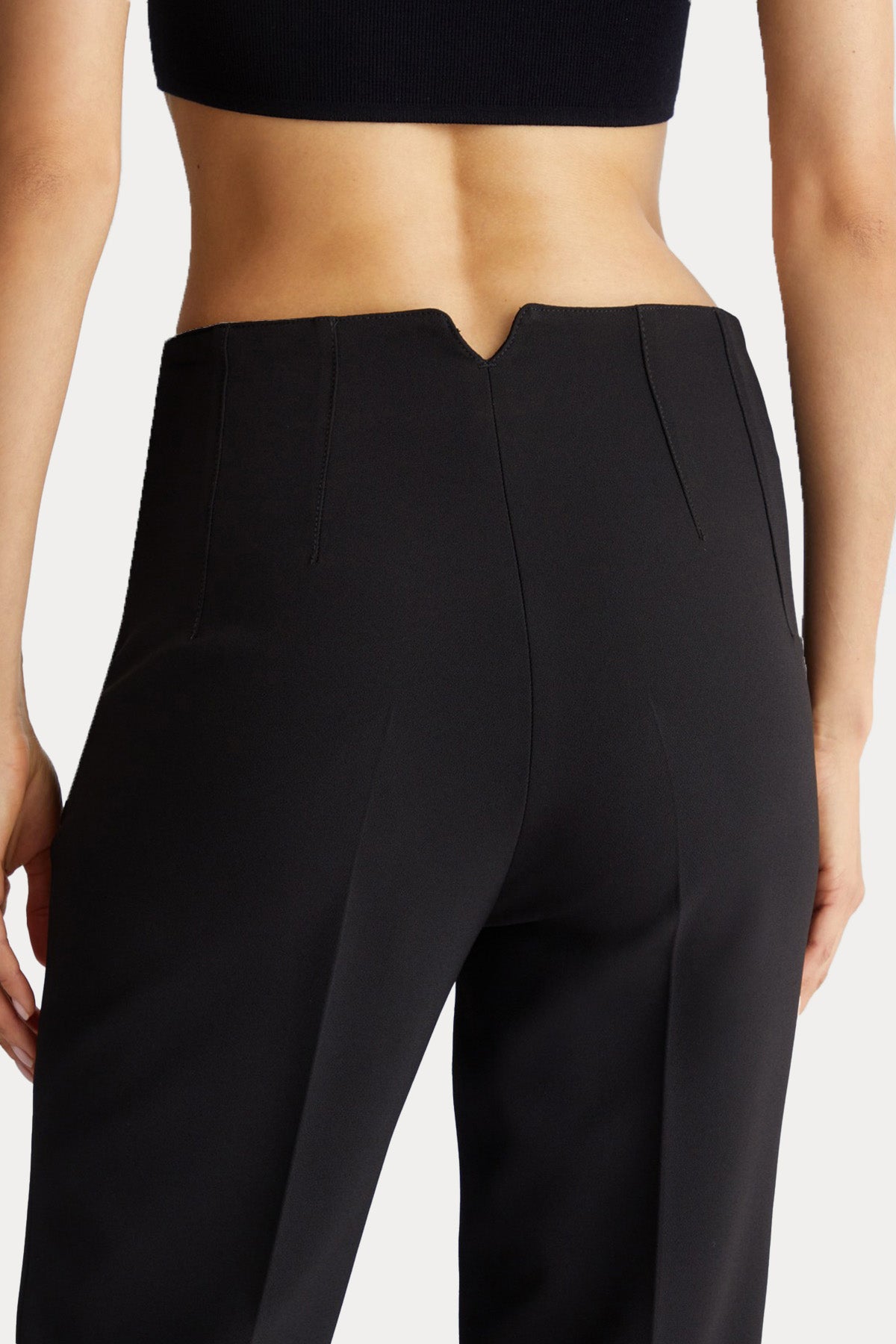 Liu Jo Slim Fit Yüksek Bel Crop Paça Pantolon