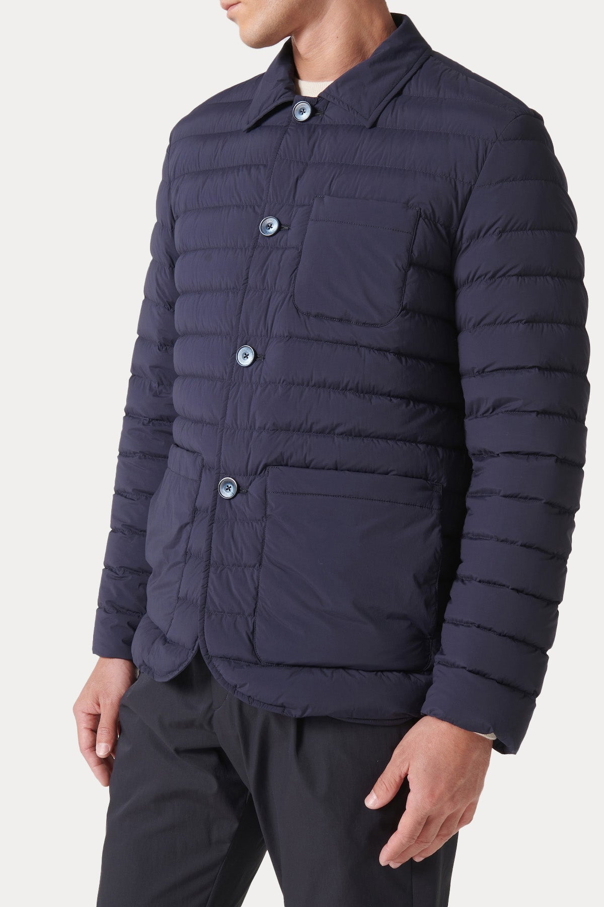 Herno Resort Spor Cepli Puffer Ceket Mont