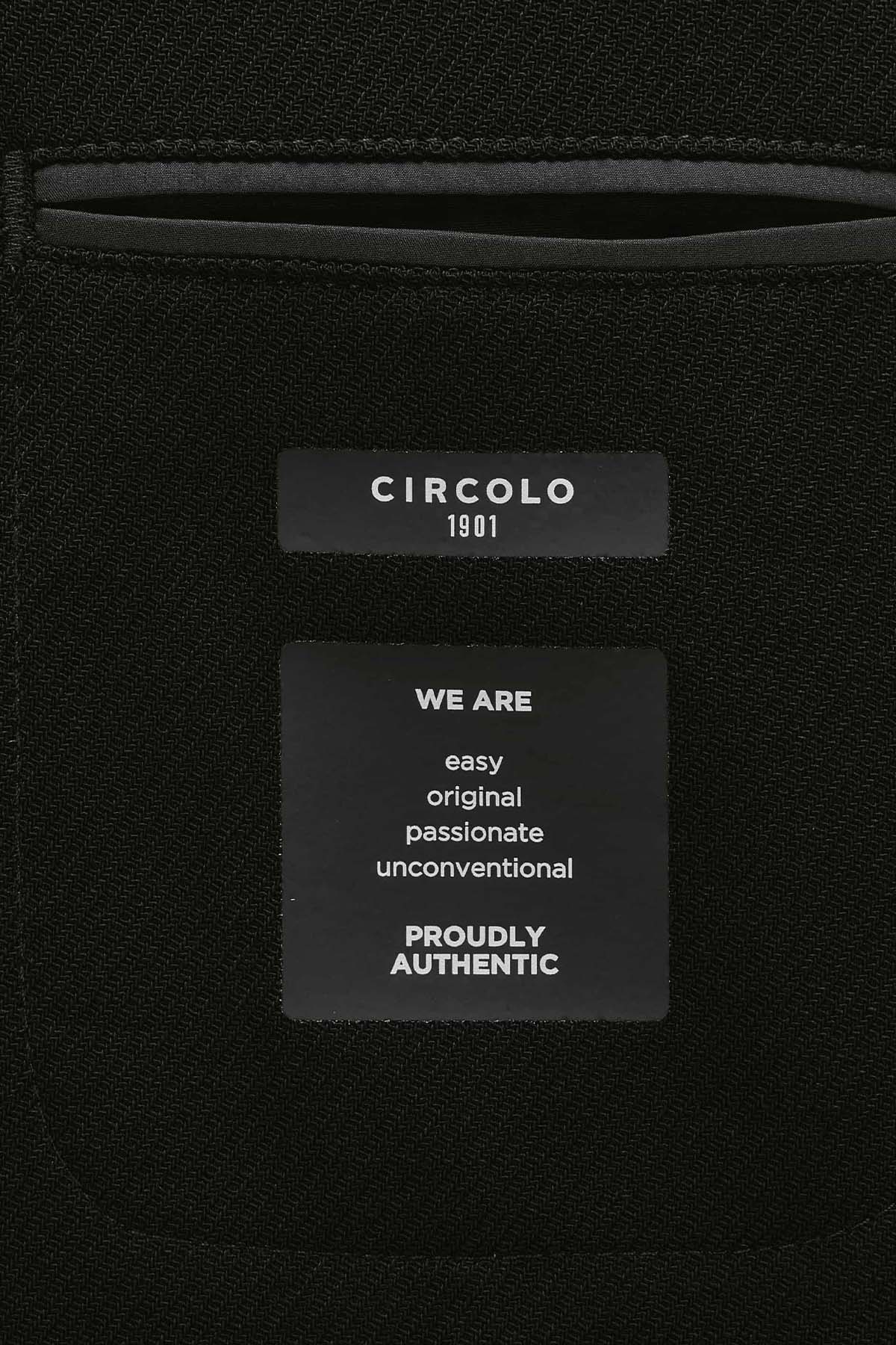 Circolo 1901 Spor Cepli Kaşmir Yün Blazer Ceket