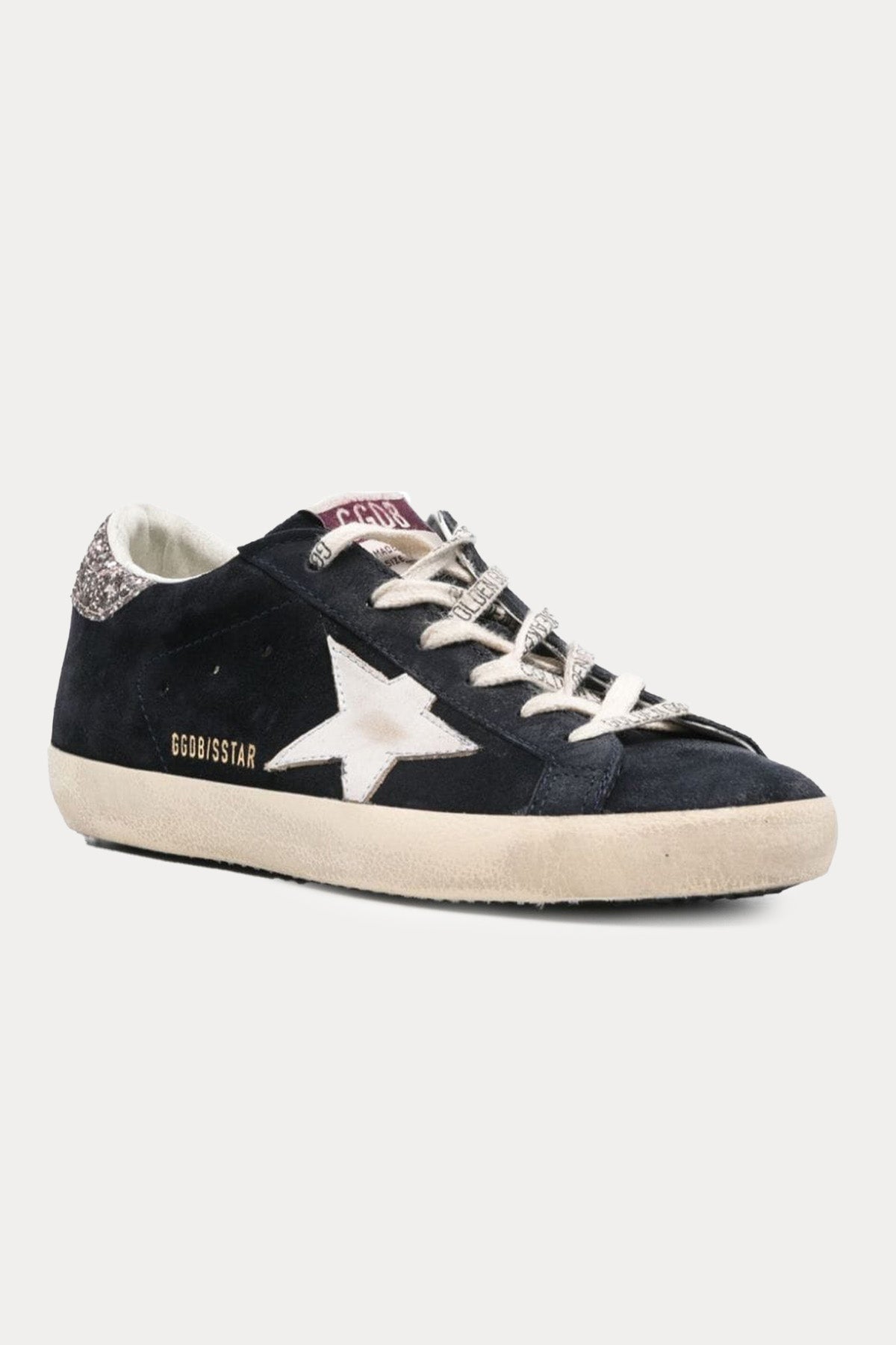 Golden Goose Super-Star Payetli Süet Deri Sneaker Ayakkabı