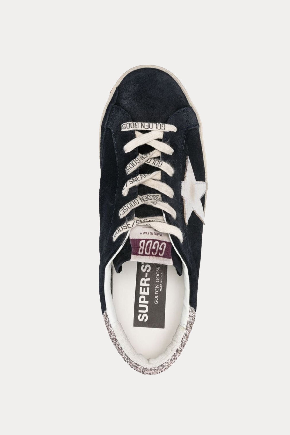 Golden Goose Super-Star Payetli Süet Deri Sneaker Ayakkabı