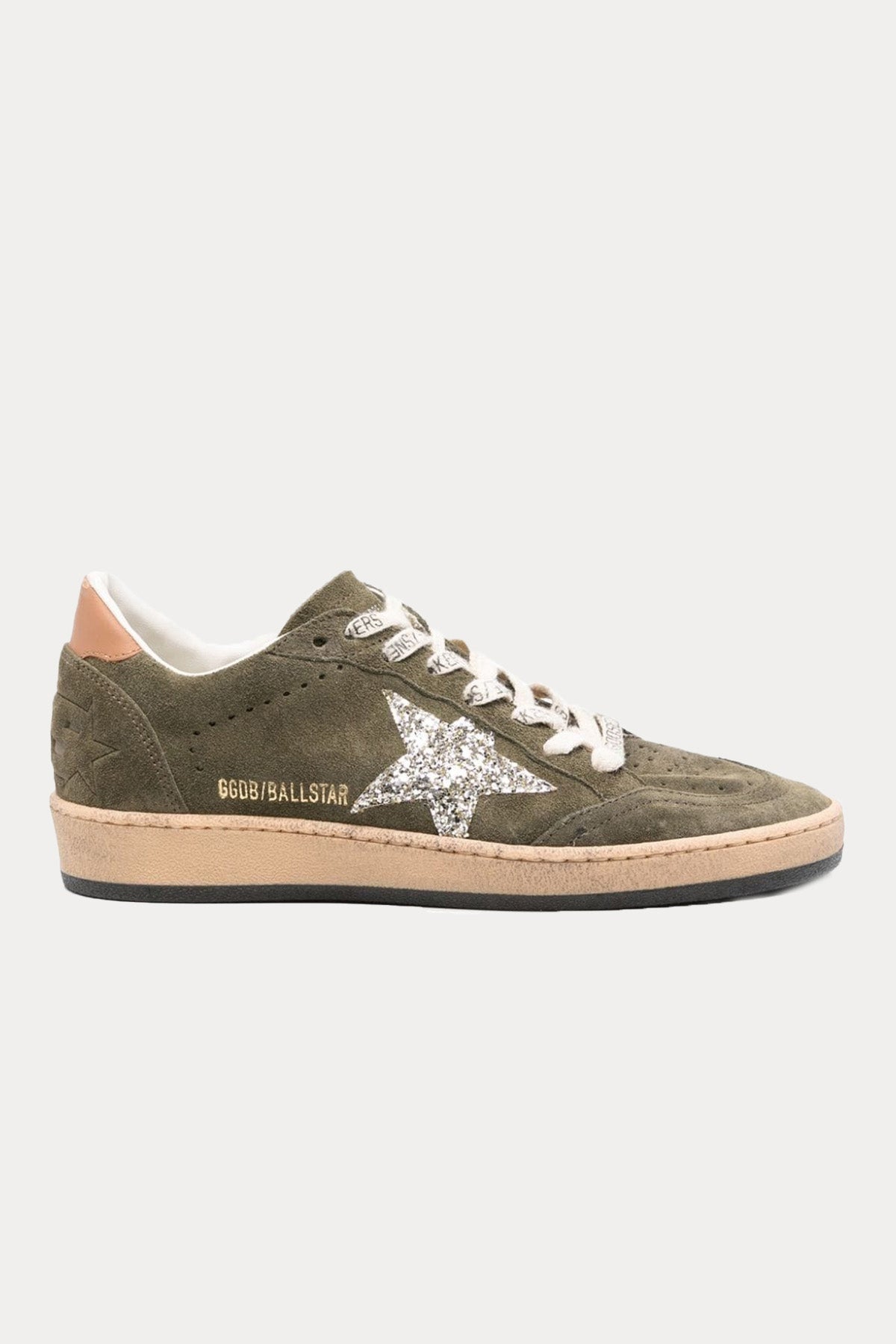 Golden Goose Ball-Star Payetli Süet Sneaker Ayakkabı