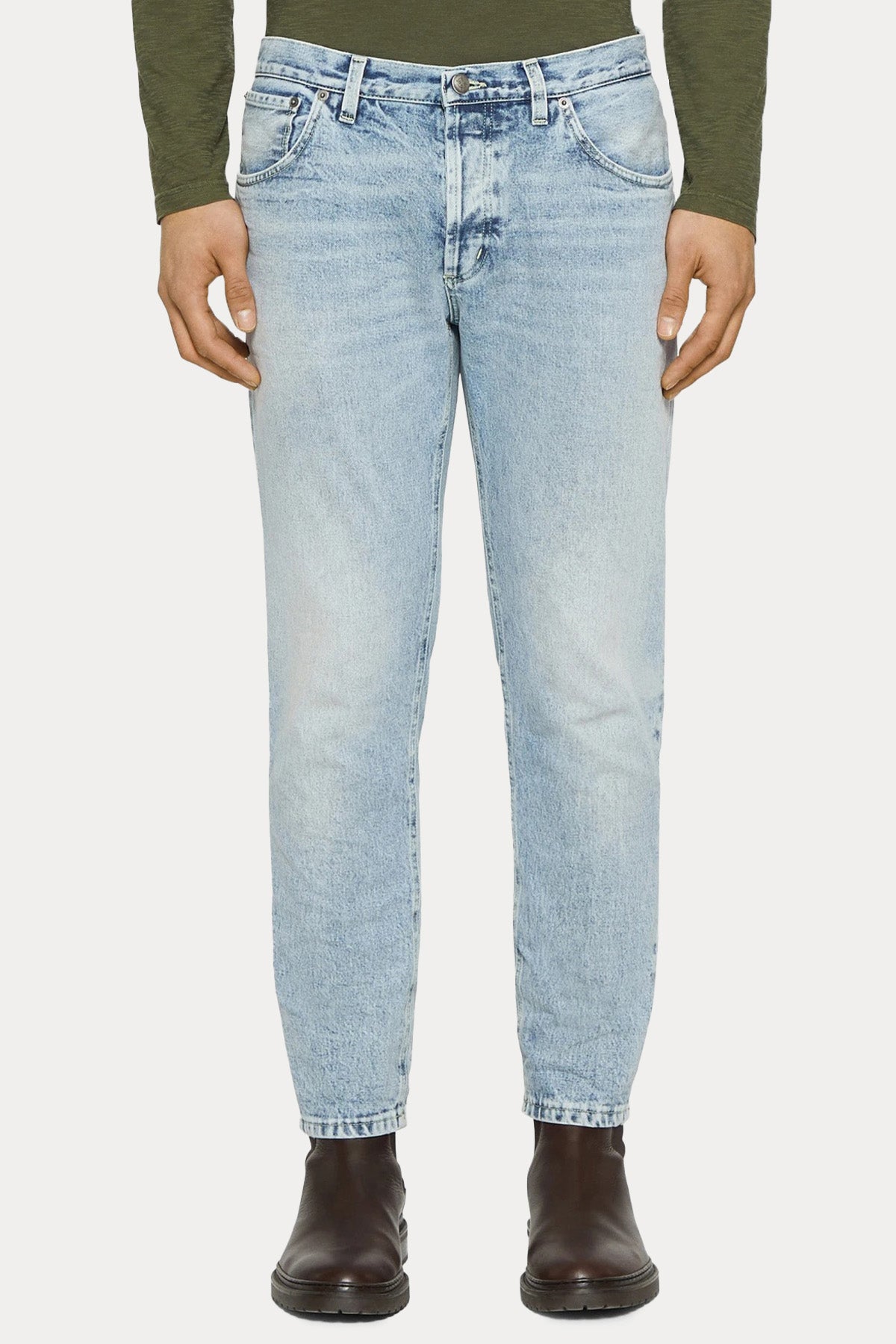 Dondup Brighton Carrot Fit Yıkamalı Jeans