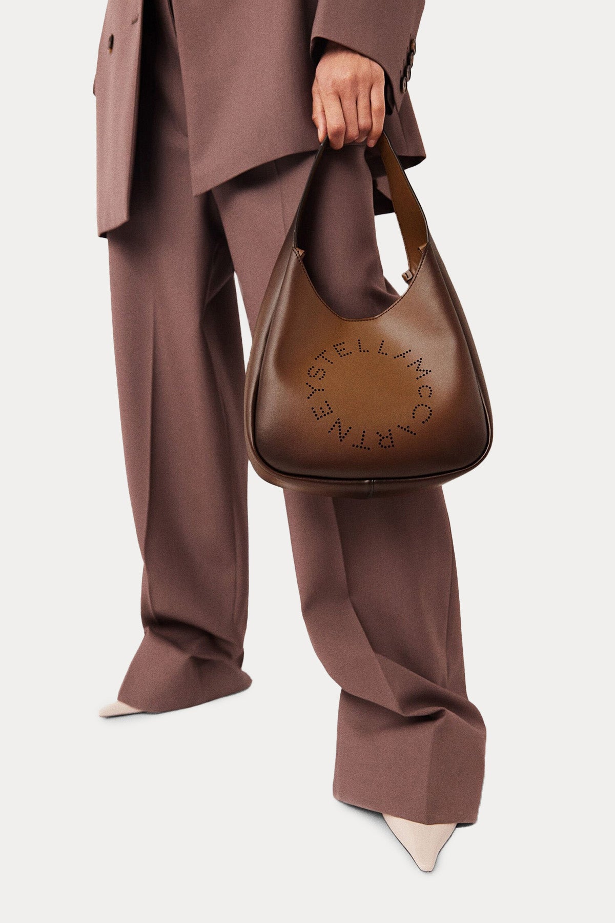 Stella Mccartney Logolu Small Hobo Tote Çanta