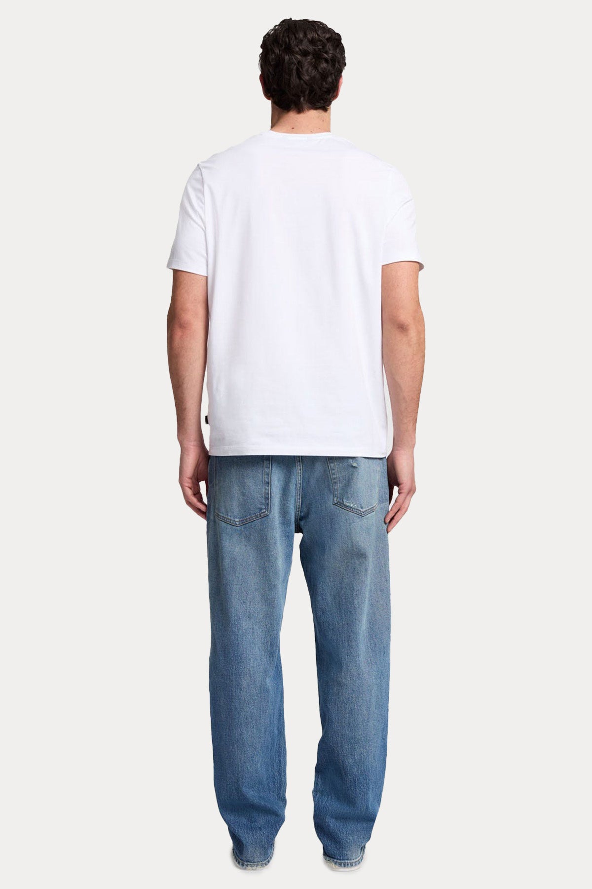 7 For All Mankind Luxe Performance Regular Fit Yuvarlak Yaka T-shirt