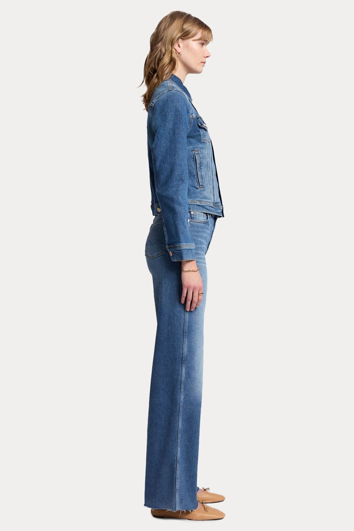 7 For All Mankind Luxe Vintage Denim Ceket