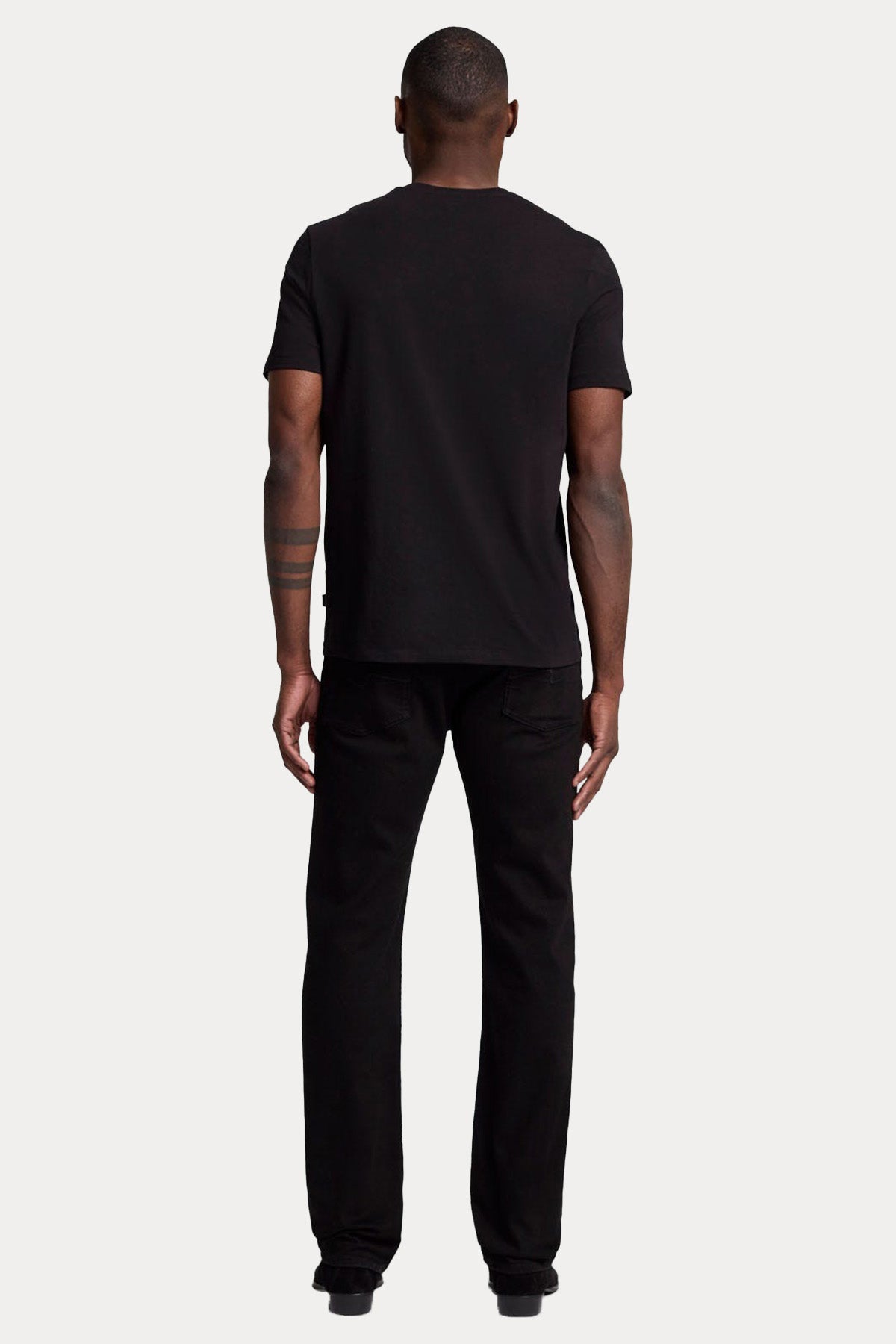 7 For All Mankind Luxe Performance Regular Fit Yuvarlak Yaka T-shirt