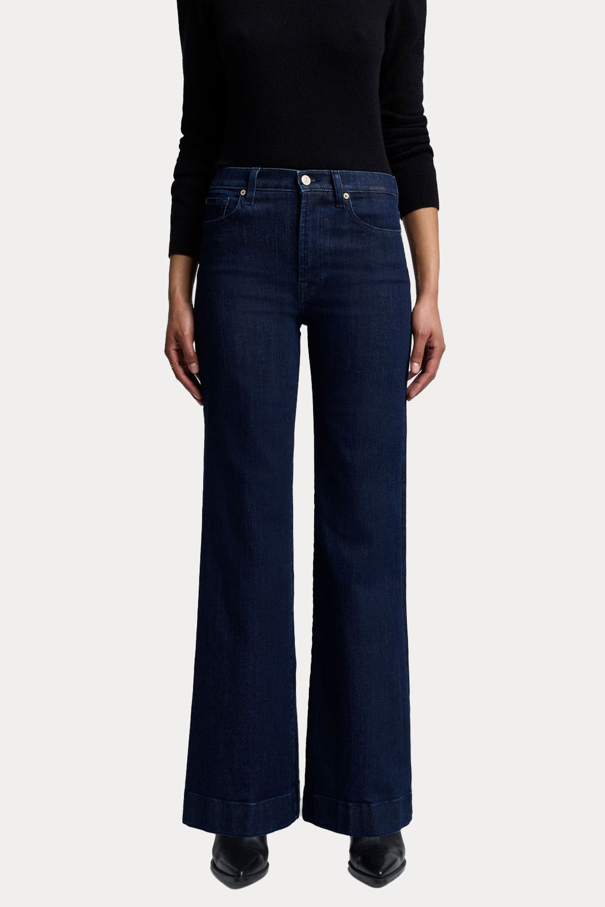 7 For All Mankind Yüksek Bel Modern Dojo Jeans