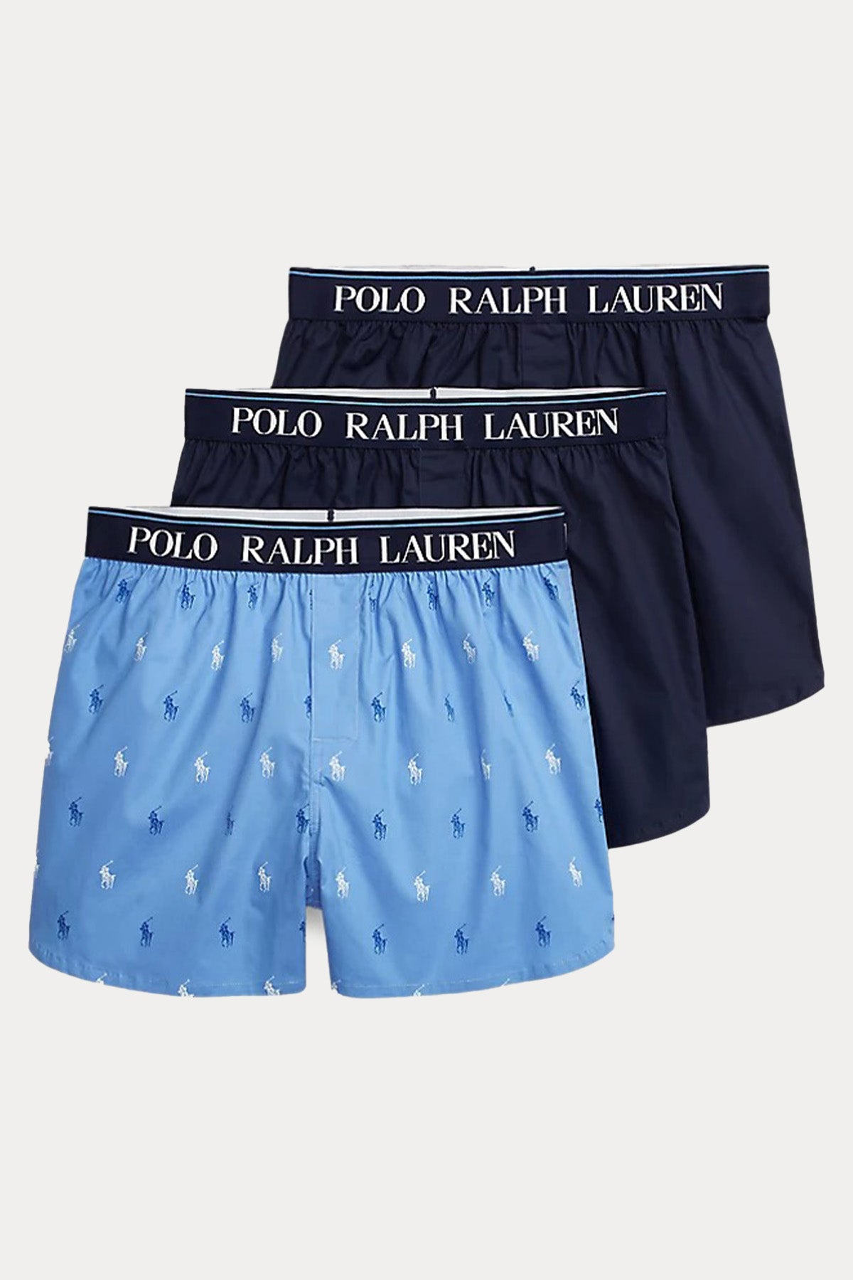 Polo Ralph Lauren 3'lü Paket Streç Pamuklu Boxer