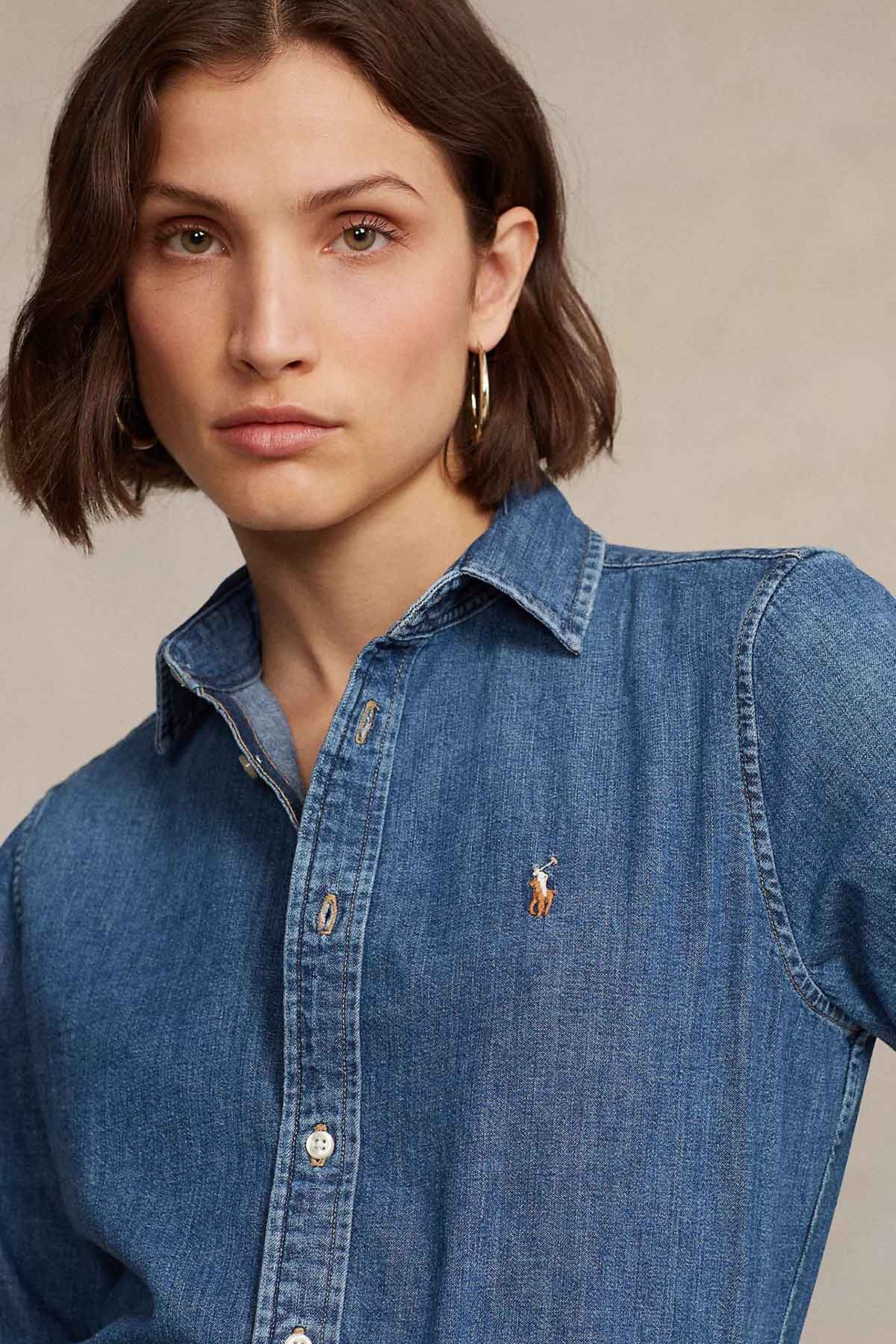 Polo Ralph Lauren Custom Fit Denim Gömlek