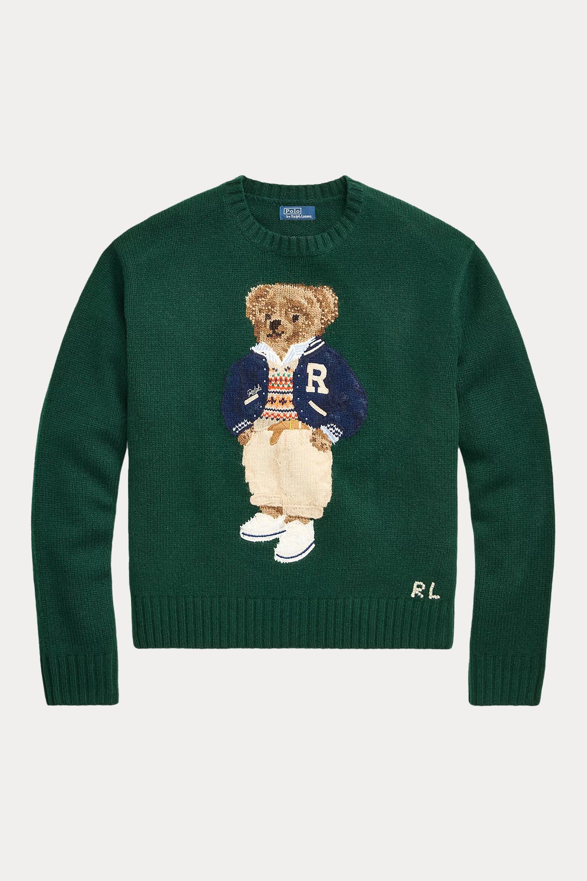 Polo Ralph Lauren Relaxed Fit Polo Bear Kaşmir Örgü Yün Triko