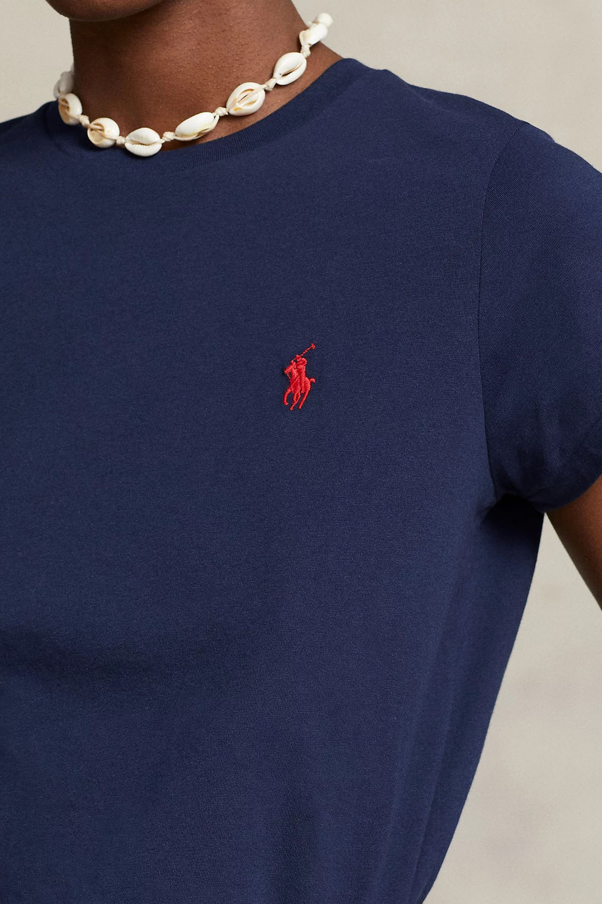 Polo Ralph Lauren Custom Fit Yuvarlak Yaka T-shirt