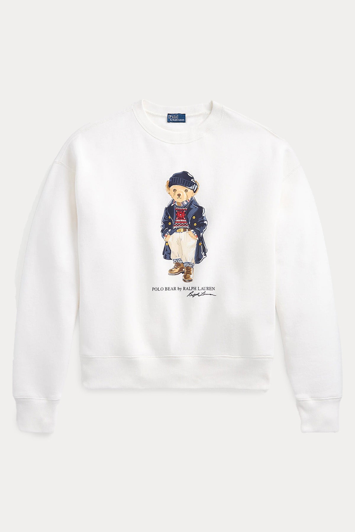 Polo Ralph Lauren Soft Fit Yuvarlak Yaka Polo Bear Sweatshirt