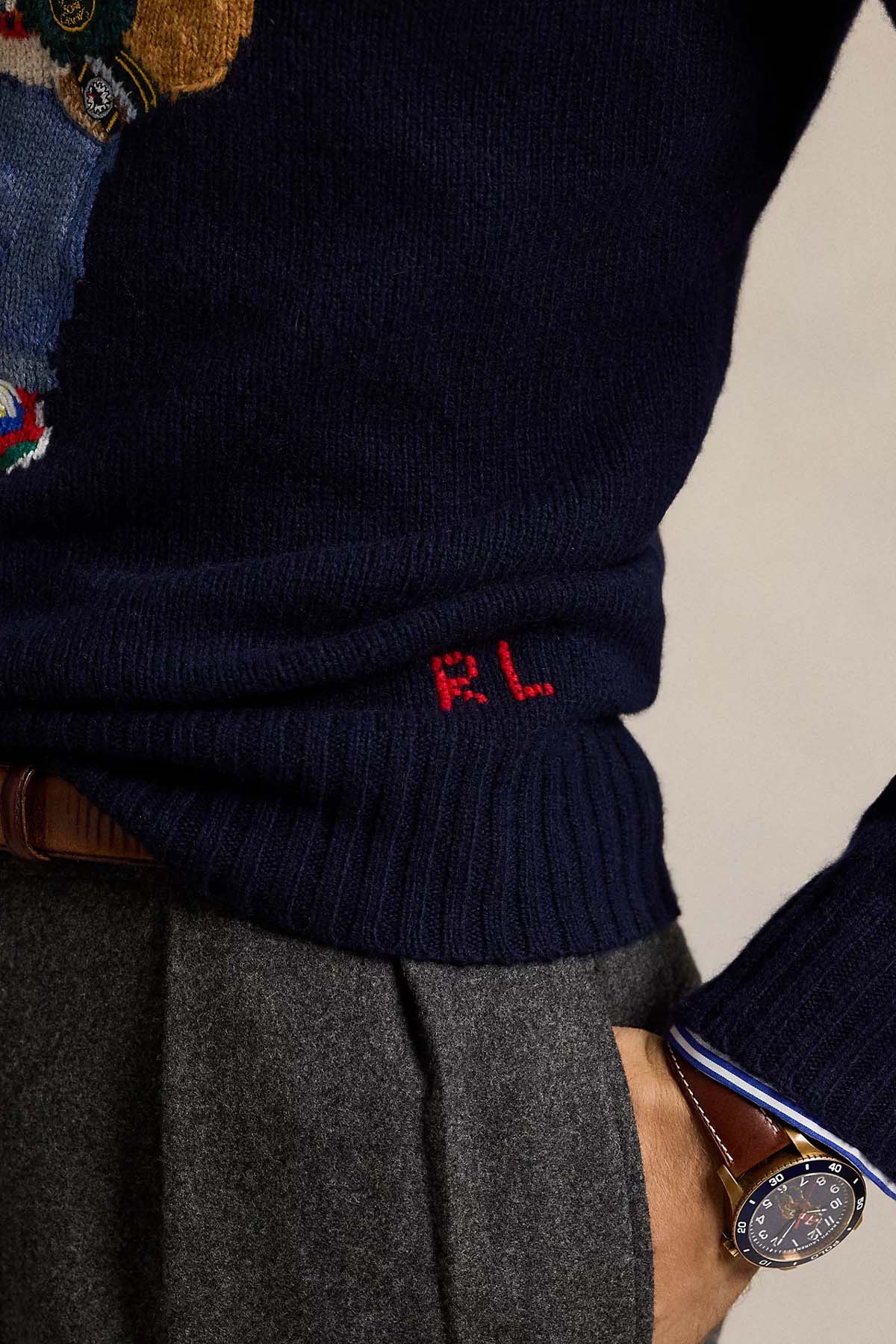 Polo Ralph Lauren Kaşmir Örgü Polo Bear Yün Triko