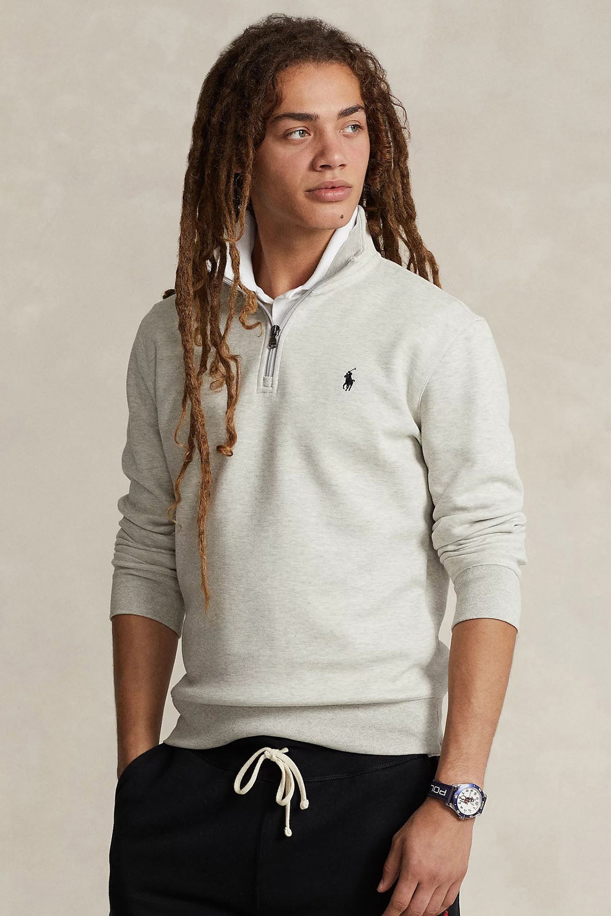 Polo Ralph Lauren Yarım Fermuarlı Dik Yaka Sweatshirt