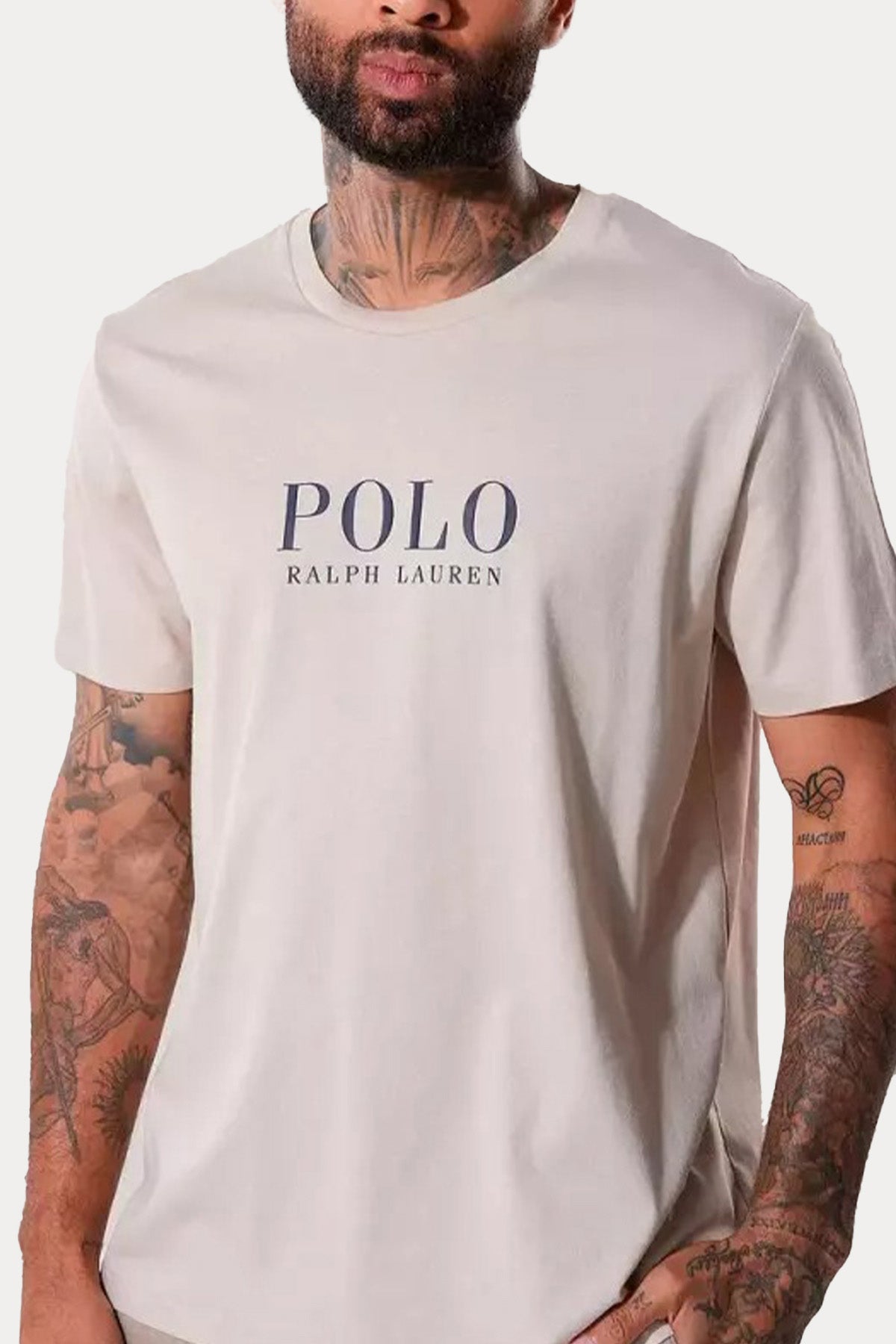 Polo Ralph Lauren Custom Fit Yuvarlak Yaka Logolu T-shirt