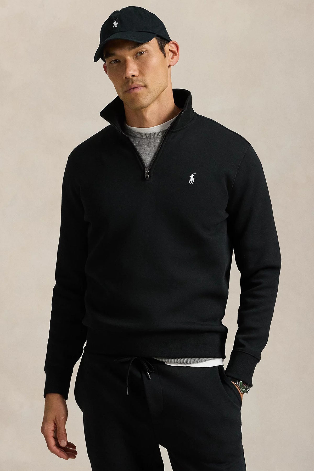 Polo Ralph Lauren Yarım Fermuarlı Dik Yaka Sweatshirt