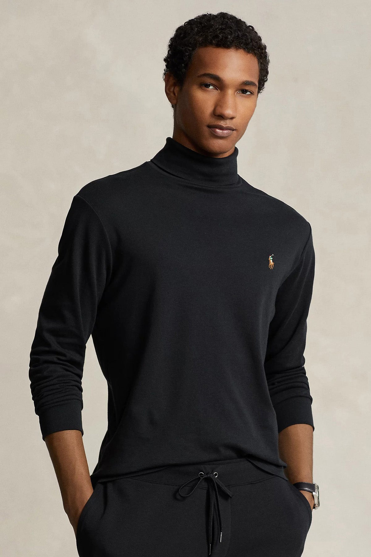 Polo Ralph Lauren Balıkçı Yaka Uzun Kollu İnce Sweatshirt