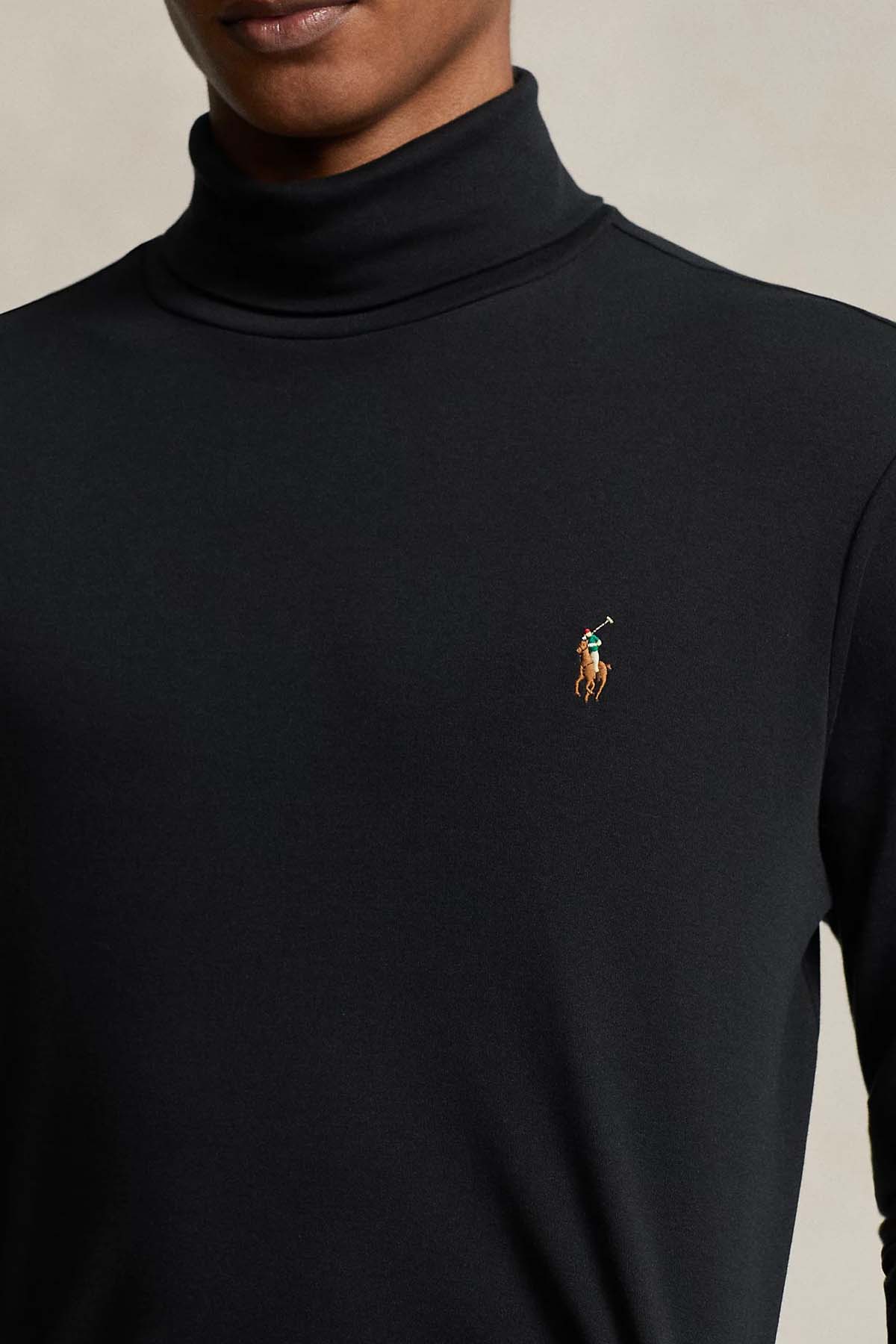 Polo Ralph Lauren Balıkçı Yaka Uzun Kollu İnce Sweatshirt