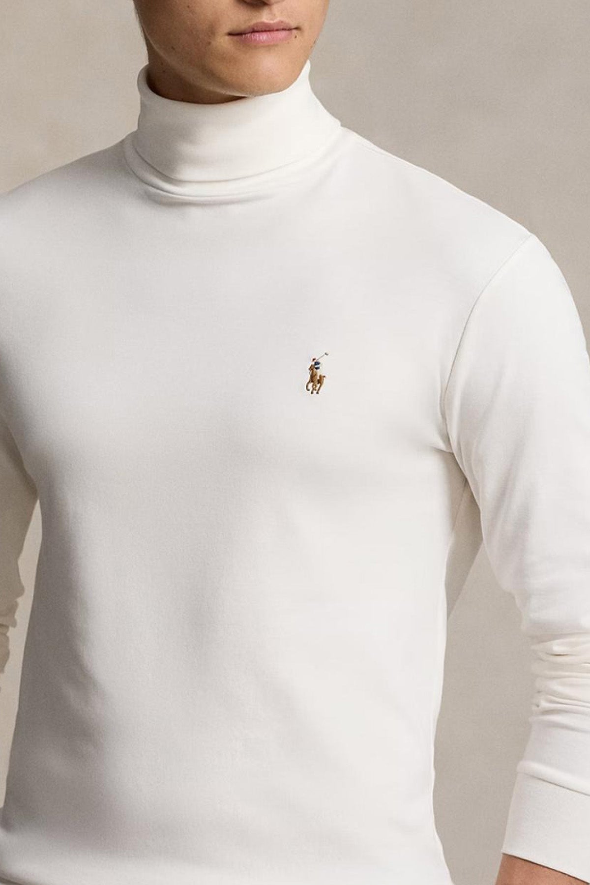 Polo Ralph Lauren Balıkçı Yaka Uzun Kollu İnce Sweatshirt