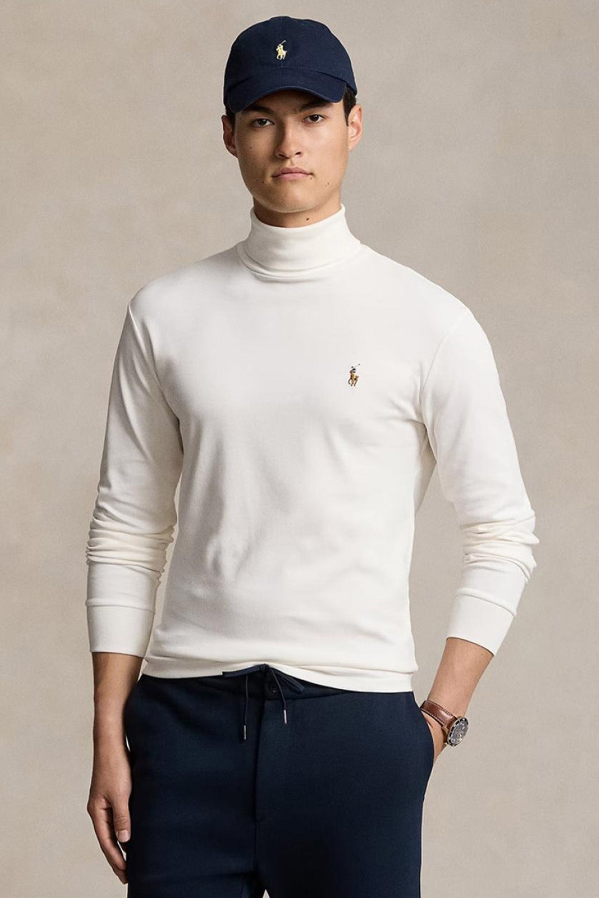 Polo Ralph Lauren Balıkçı Yaka Uzun Kollu İnce Sweatshirt