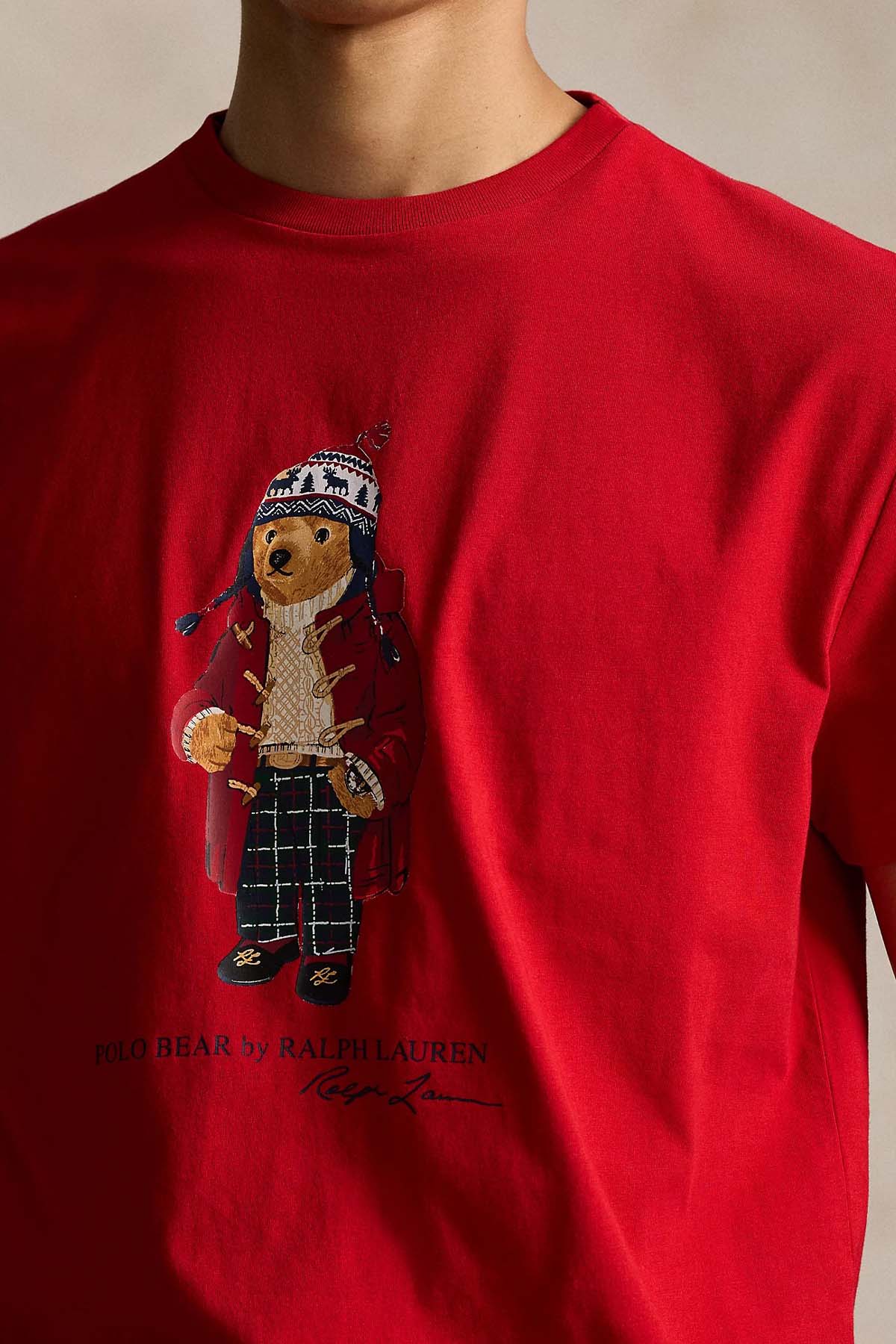 Polo Ralph Lauren Classic Fit Polo Bear Yuvarlak Yaka T-shirt