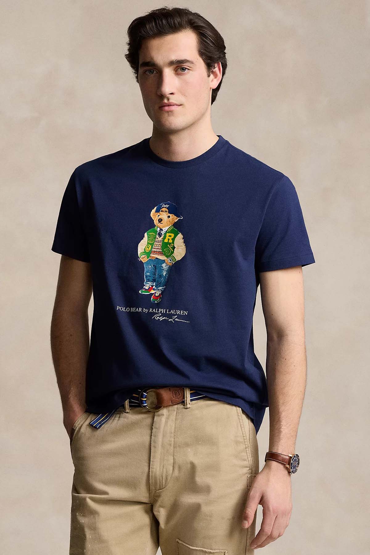 Polo Ralph Lauren Classic Fit Polo Bear Yuvarlak Yaka T-shirt