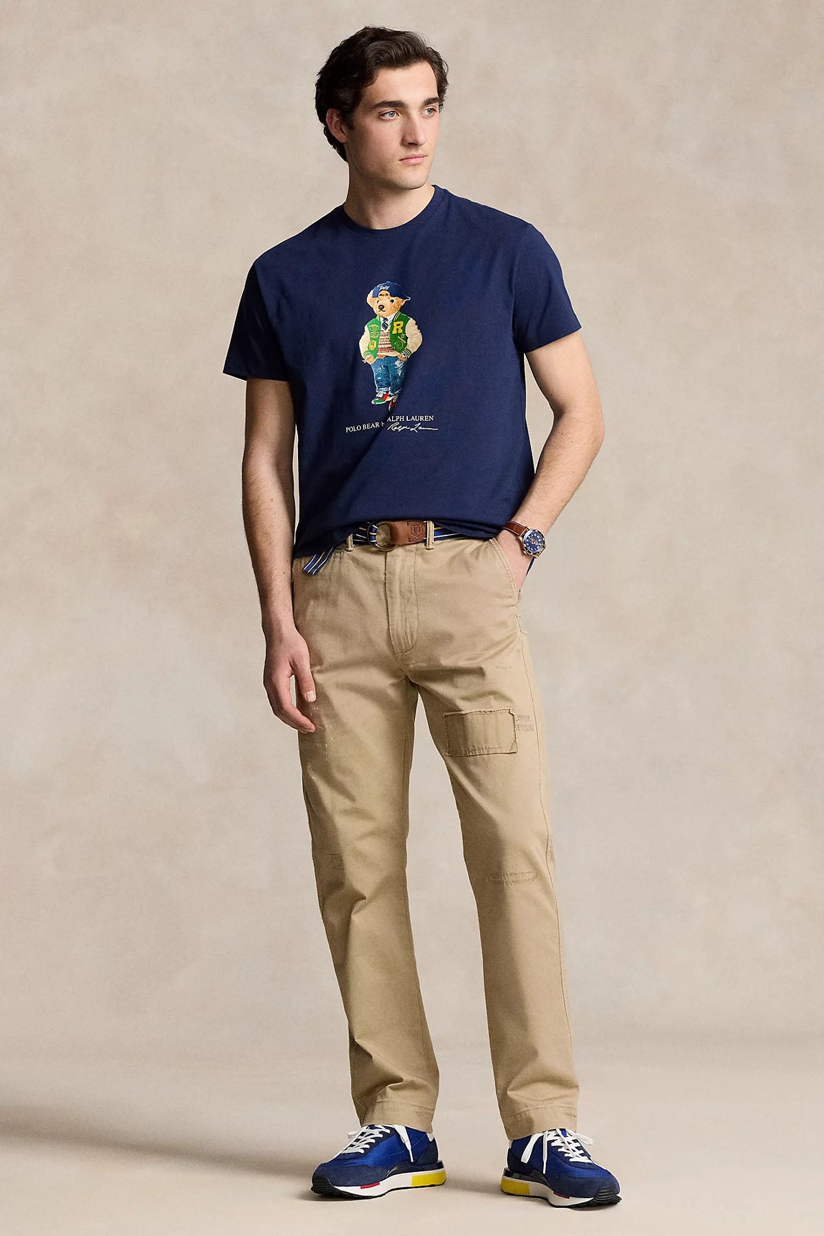 Polo Ralph Lauren Classic Fit Polo Bear Yuvarlak Yaka T-shirt