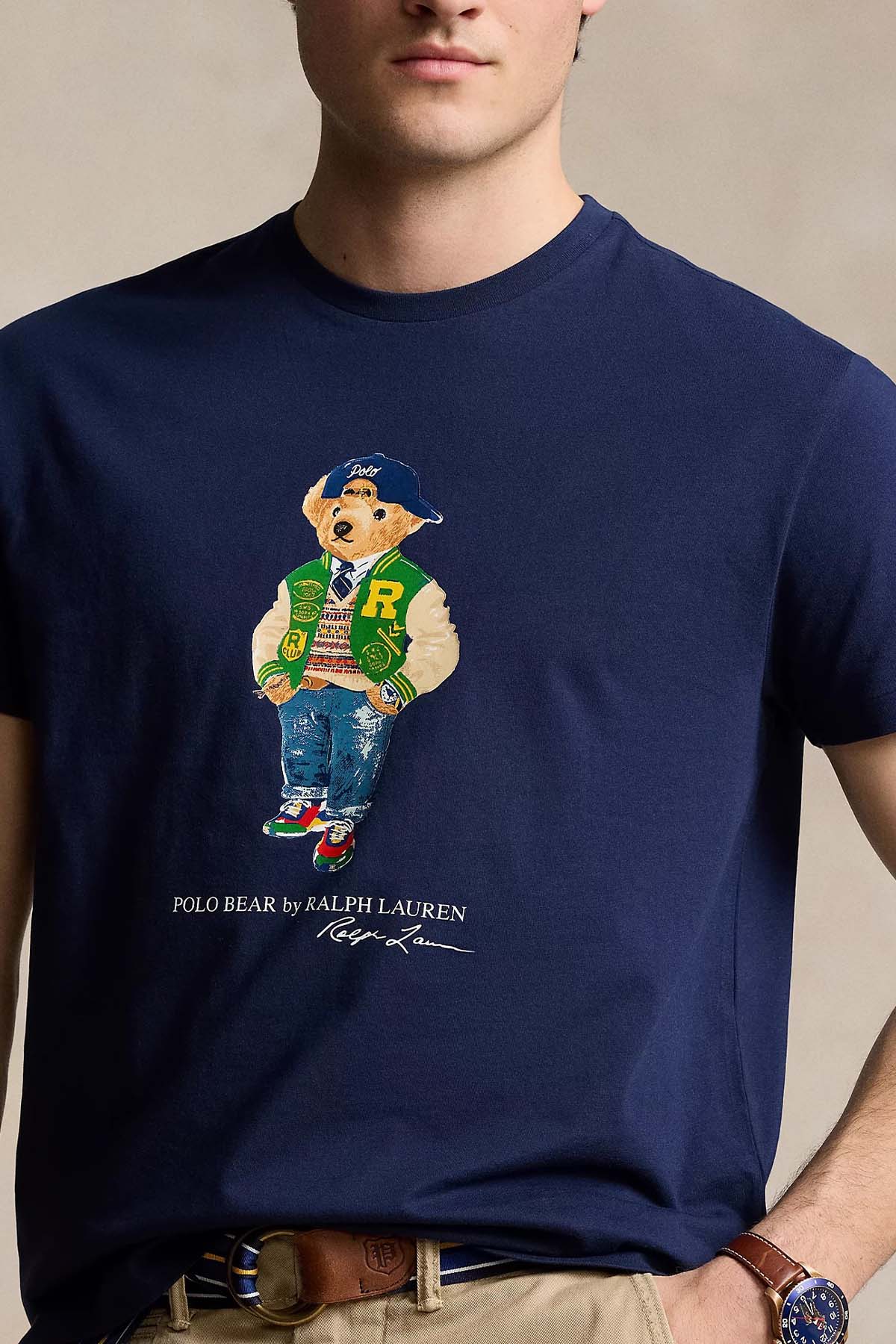 Polo Ralph Lauren Classic Fit Polo Bear Yuvarlak Yaka T-shirt