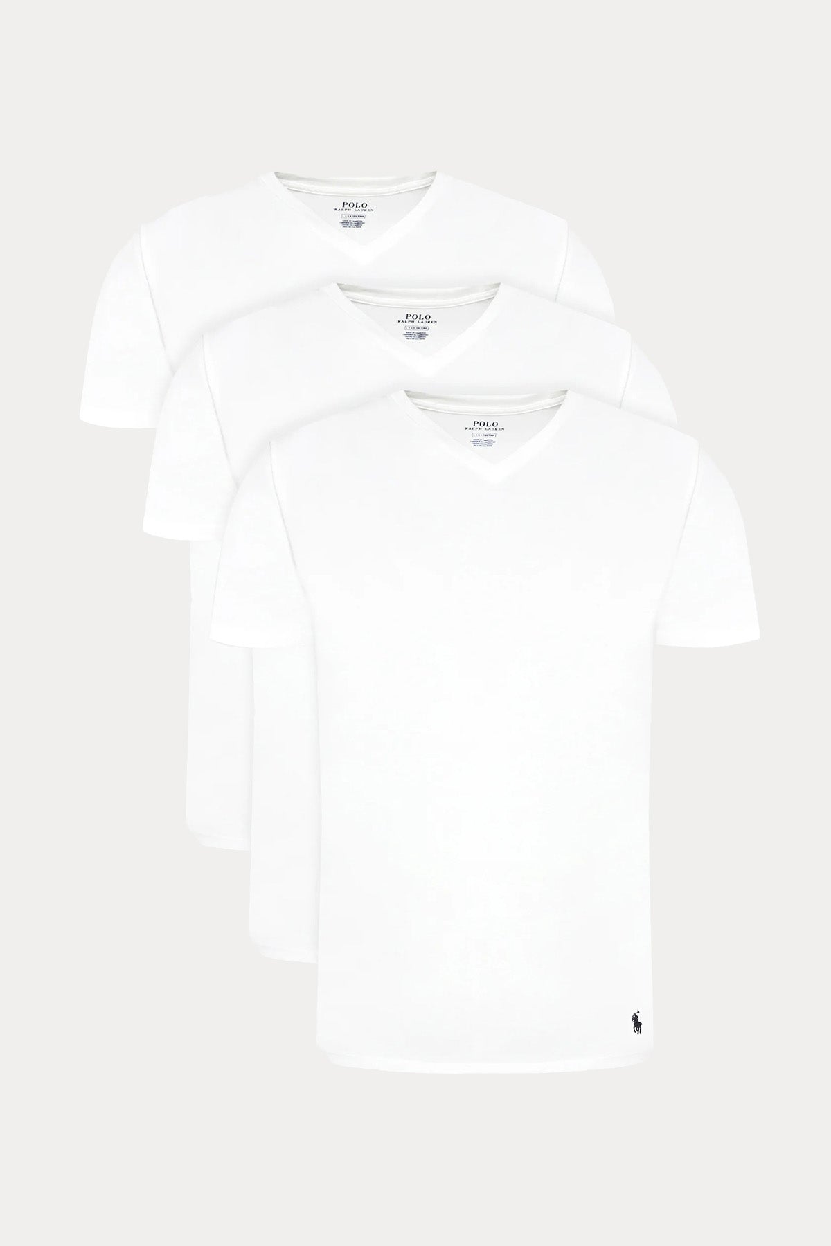 Polo Ralph Lauren 3'lü Paket V Yaka T-shirt Set