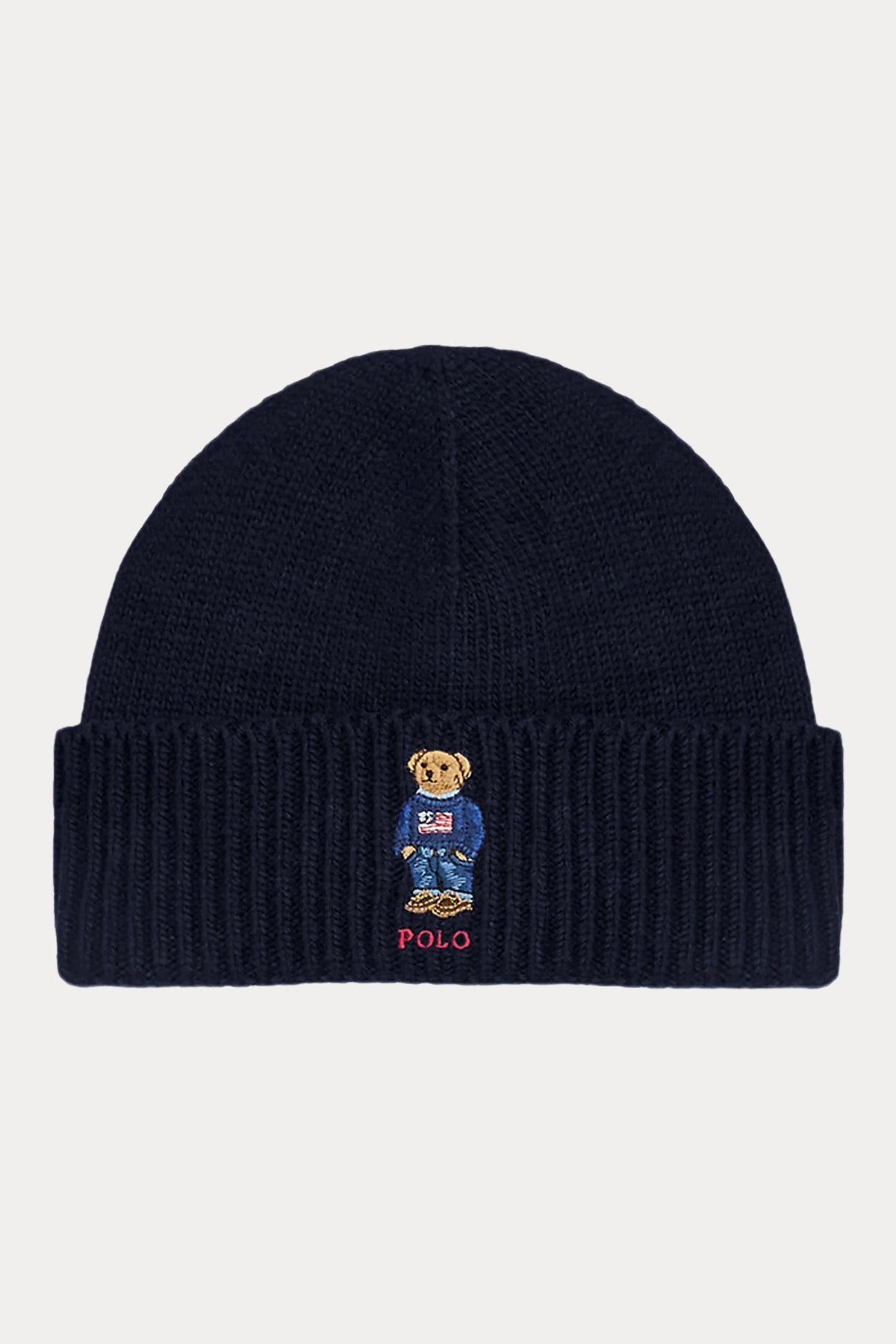 Polo Ralph Lauren Unisex Polo Bear Örgü Yün Bere ve Atkı Seti