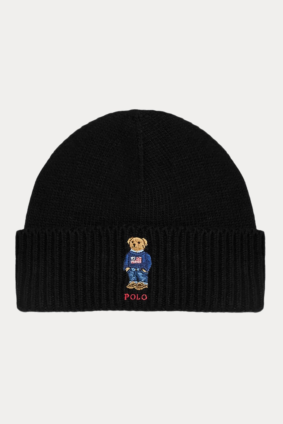 Polo Ralph Lauren Unisex Polo Bear Örgü Yün Bere ve Atkı Seti