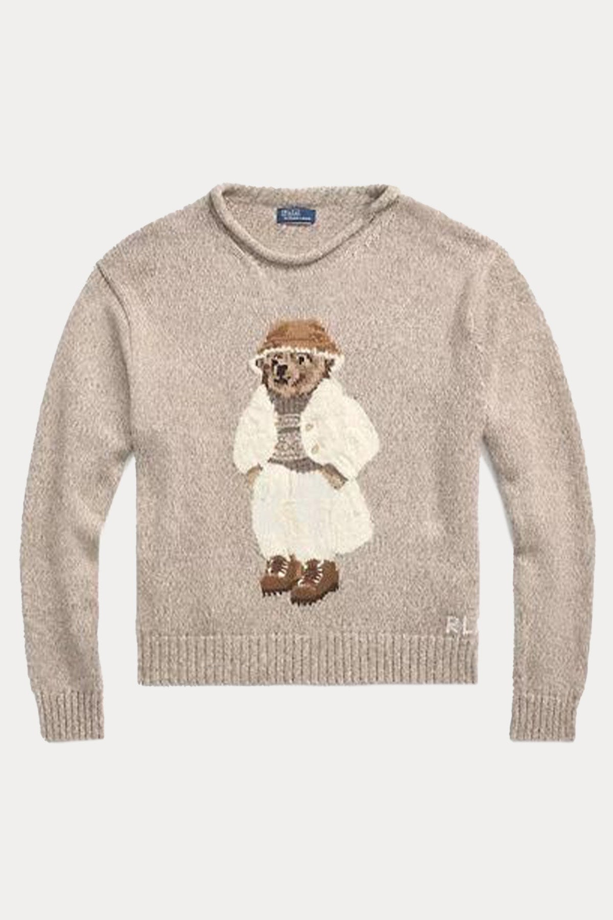 Polo Ralph Lauren Yuvarlak Yaka Örgü Polo Bear Triko