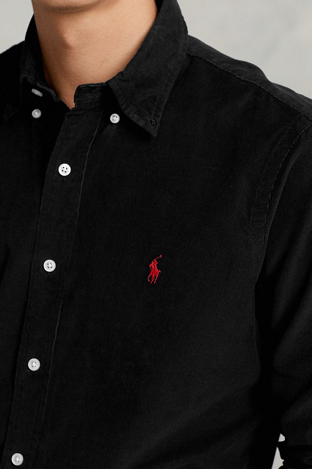 Polo Ralph Lauren Custom Fit Fitilli Kadife Gömlek