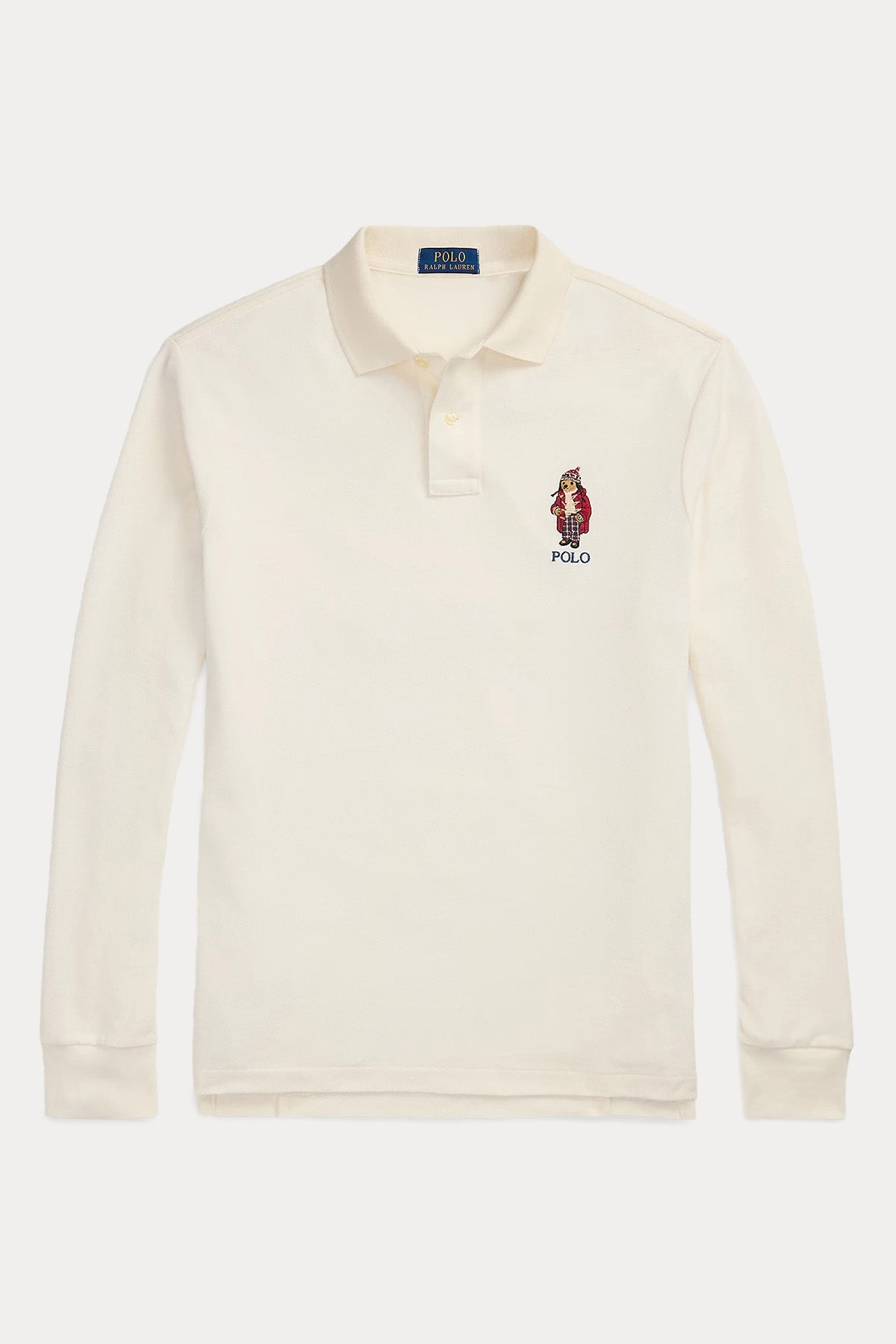 Polo Ralph Lauren Polo Yaka İnce Örgü Polo Bear Triko