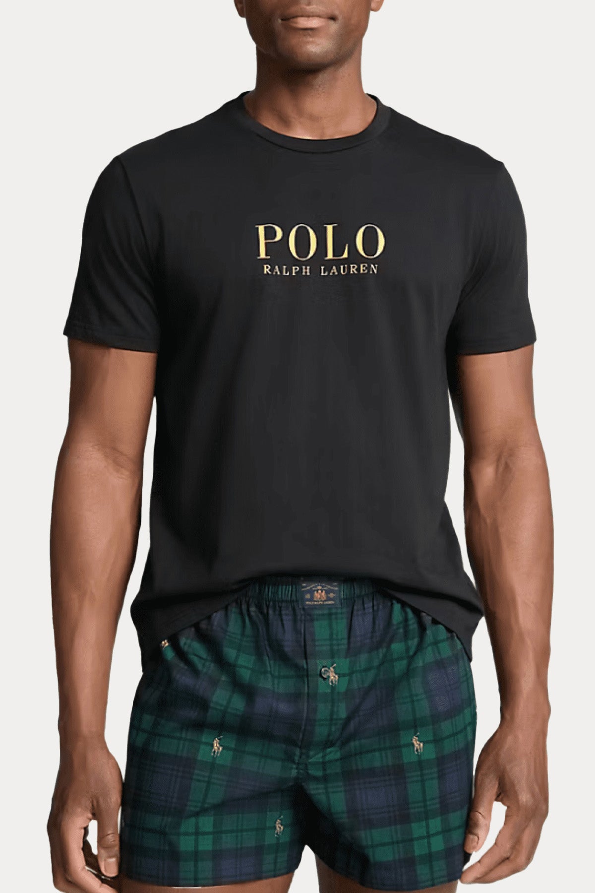 Polo Ralph Lauren Ekose Desenli Pony Logolu Pijama Takımı